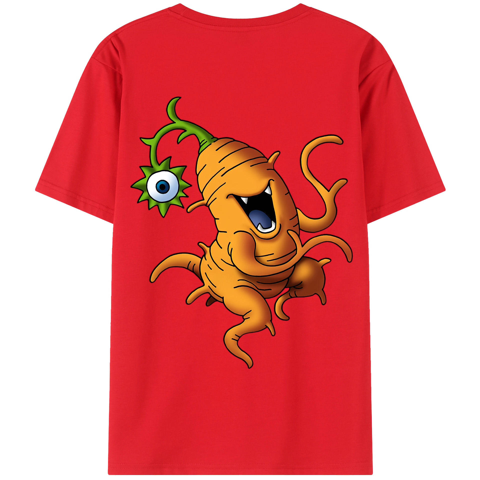 （画像用） ドラゴンクエスト Doragon Kuesuto Dragon Quest レディース半袖Tシャツ(バックプリント)