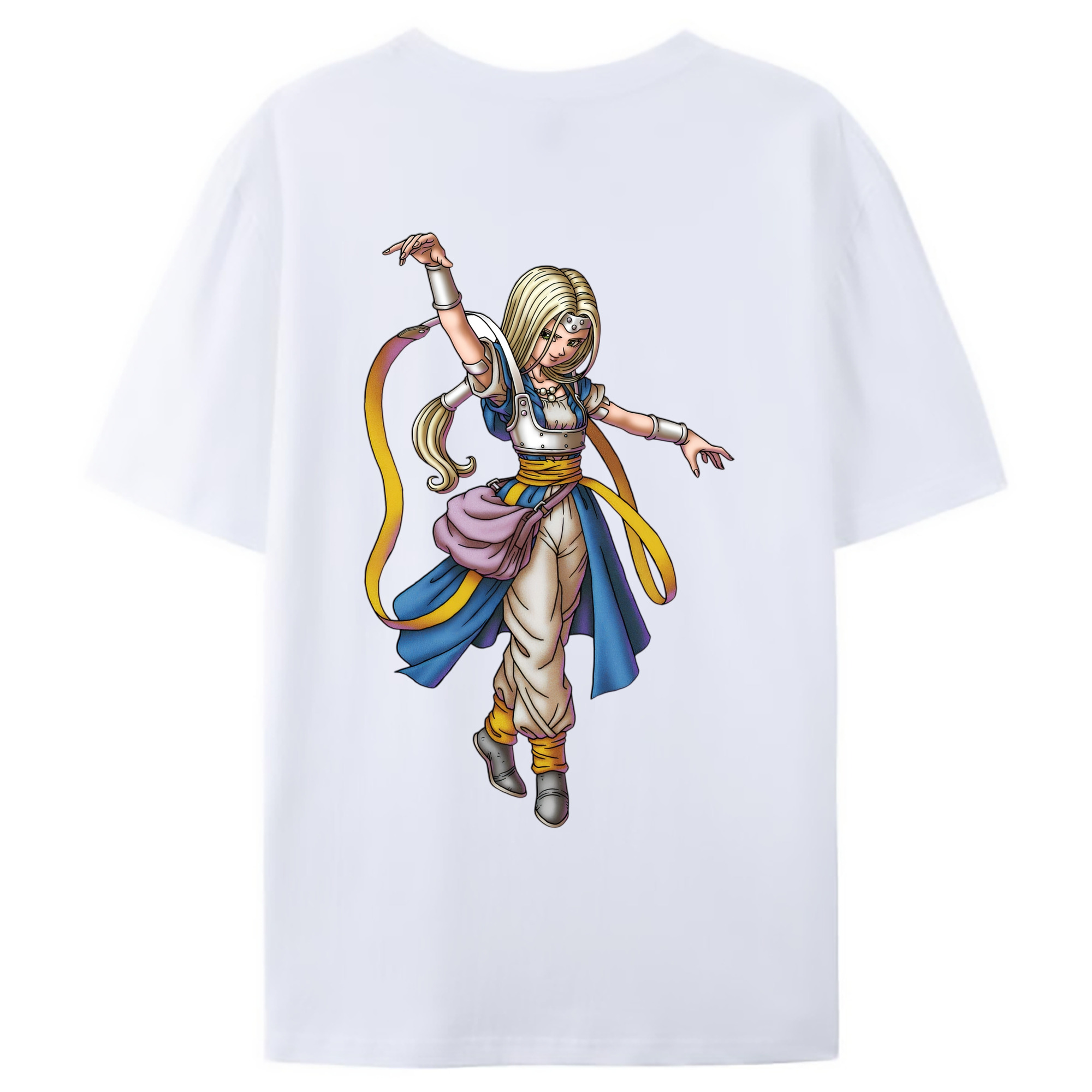 （画像用） ドラゴンクエスト Doragon Kuesuto Dragon Quest レディース半袖Tシャツ(バックプリント)
