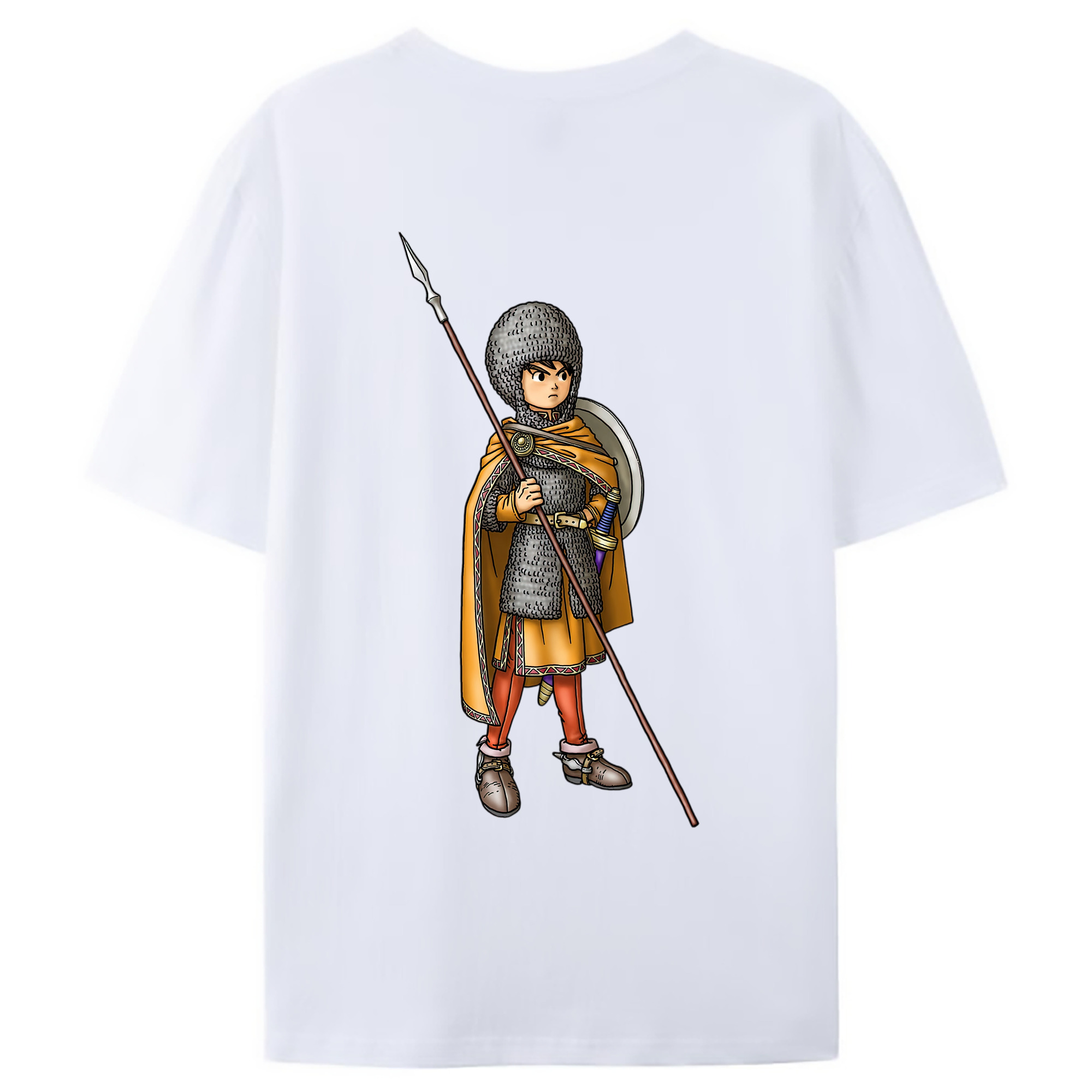 （画像用） ドラゴンクエスト Doragon Kuesuto Dragon Quest レディース半袖Tシャツ(バックプリント)