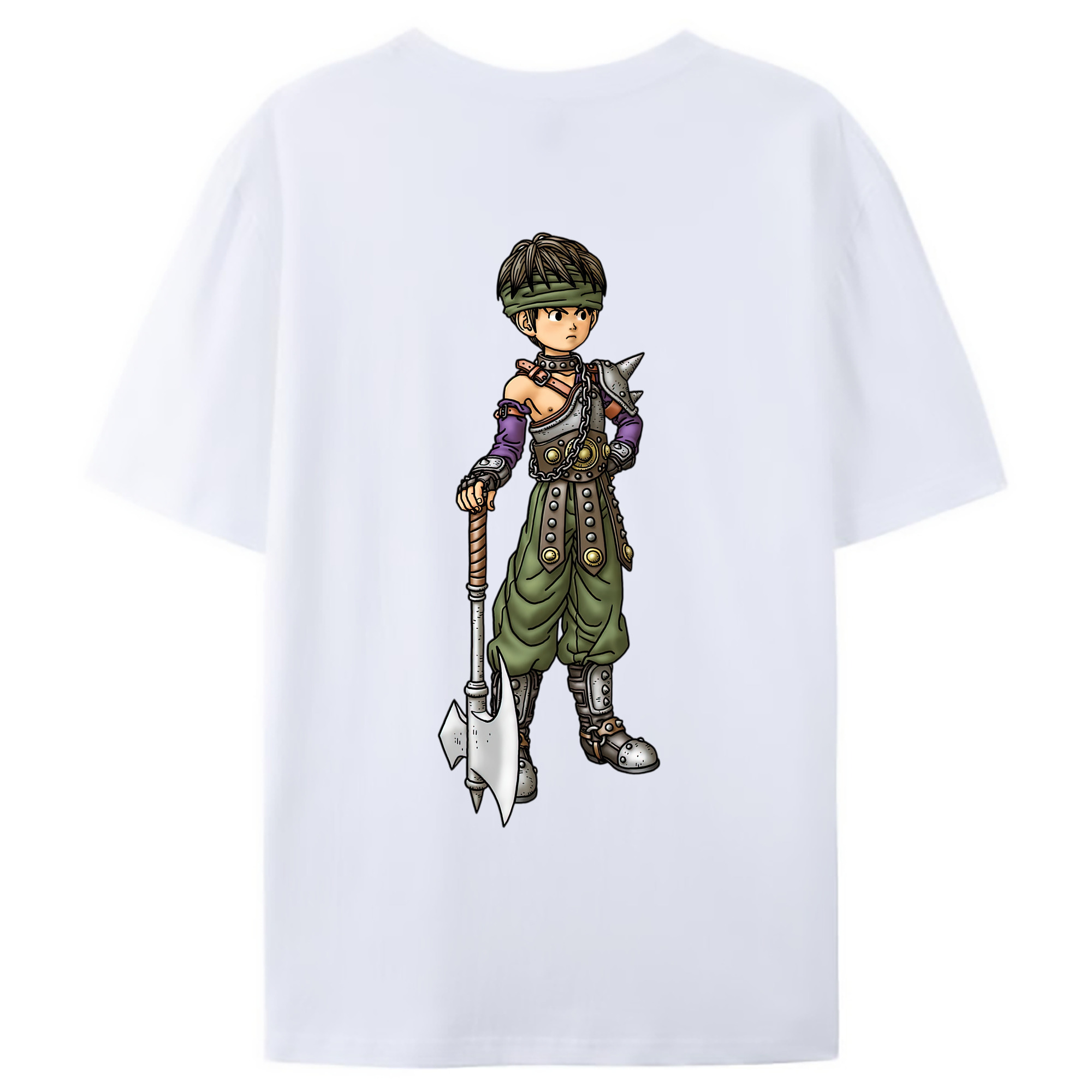 （画像用） ドラゴンクエスト Doragon Kuesuto Dragon Quest レディース半袖Tシャツ(バックプリント)