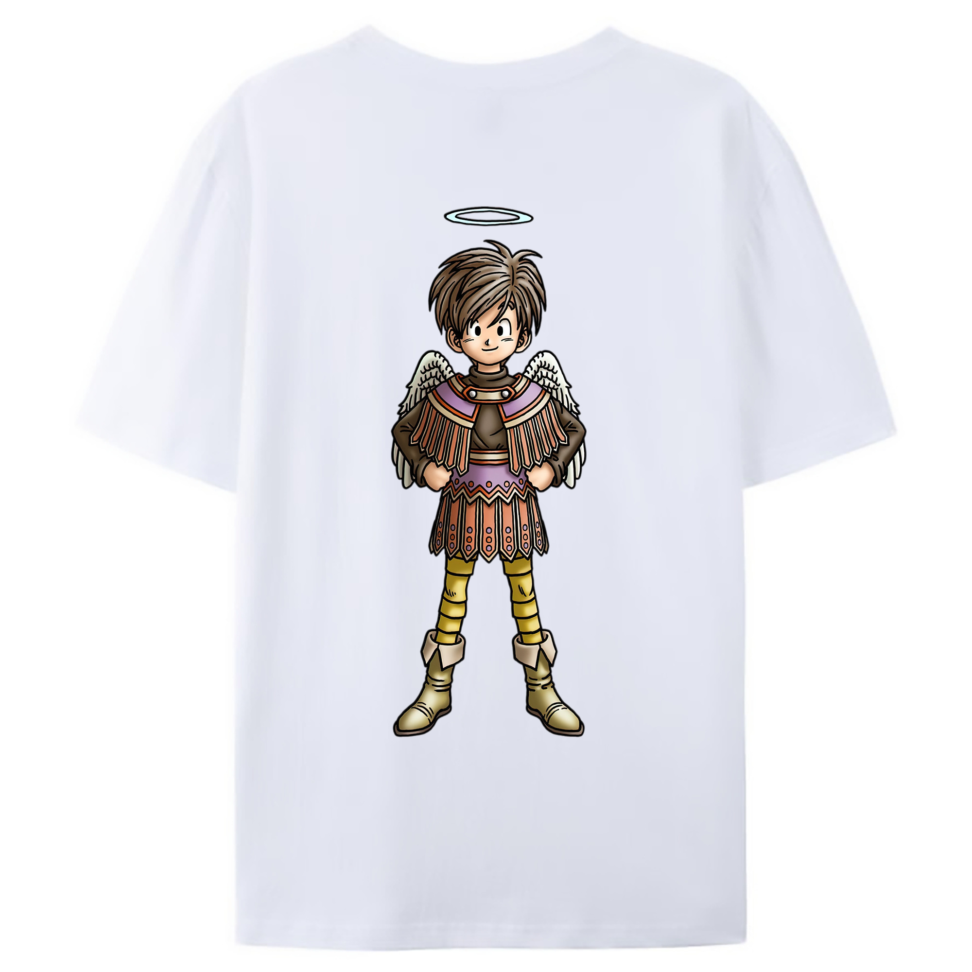 （画像用） ドラゴンクエスト Doragon Kuesuto Dragon Quest レディース半袖Tシャツ(バックプリント)