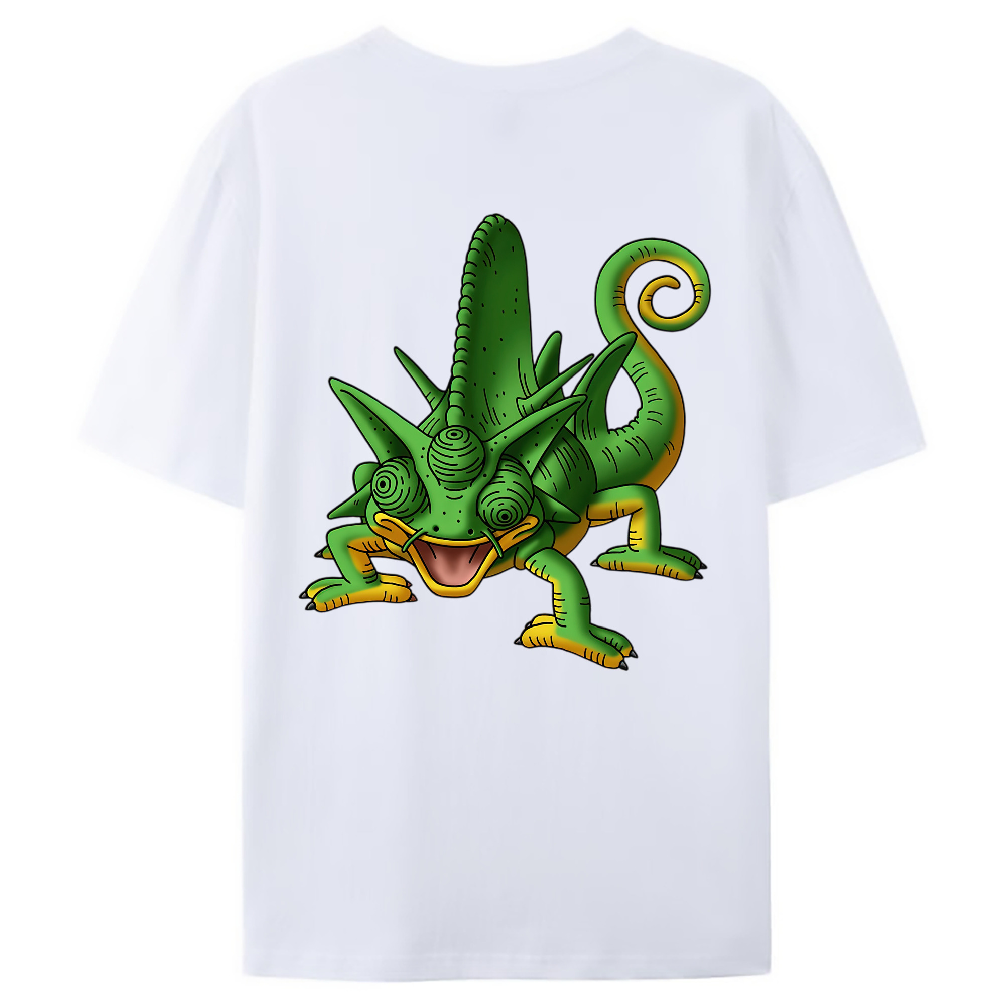 （画像用） ドラゴンクエスト Doragon Kuesuto Dragon Quest レディース半袖Tシャツ(バックプリント)