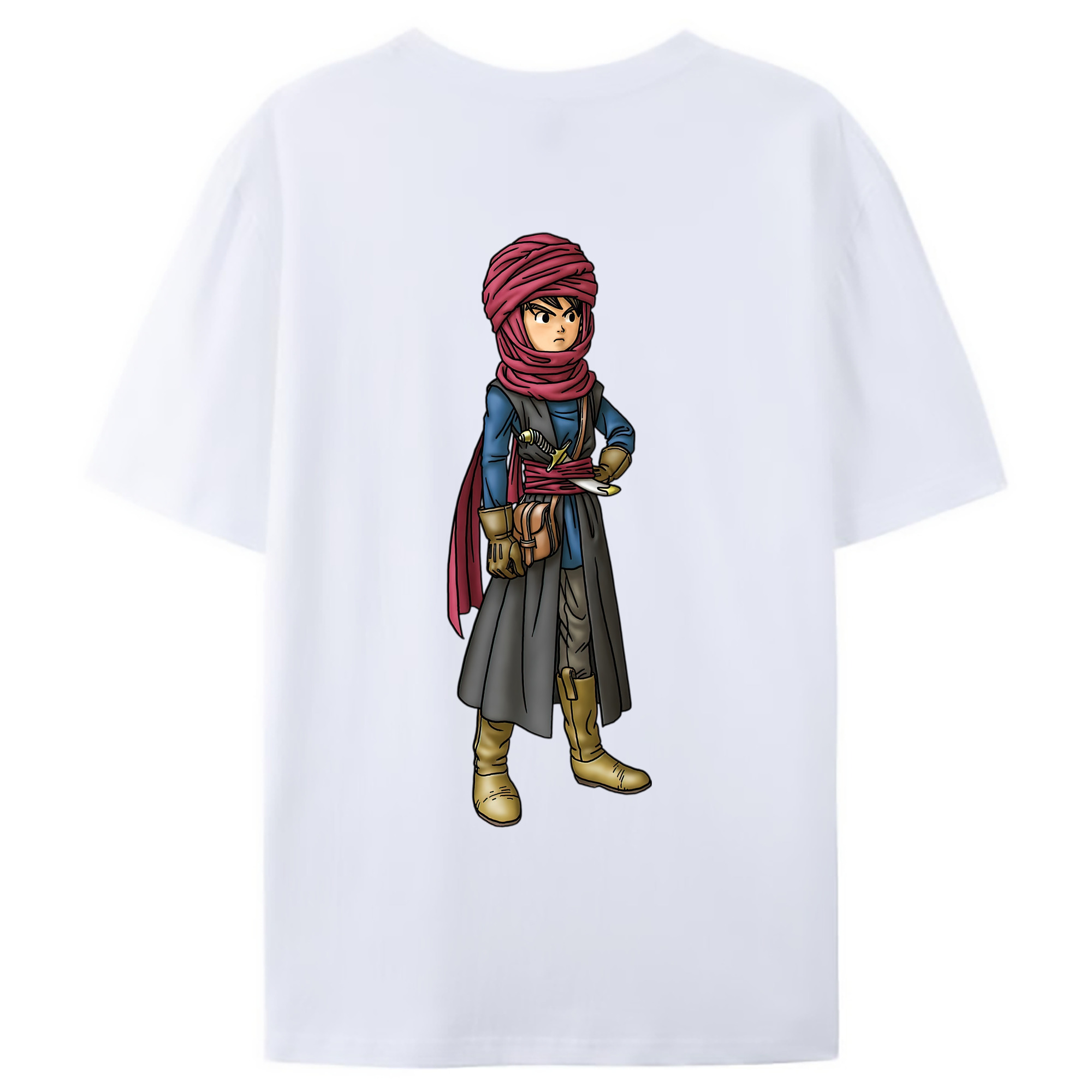 （画像用） ドラゴンクエスト Doragon Kuesuto Dragon Quest レディース半袖Tシャツ(バックプリント)