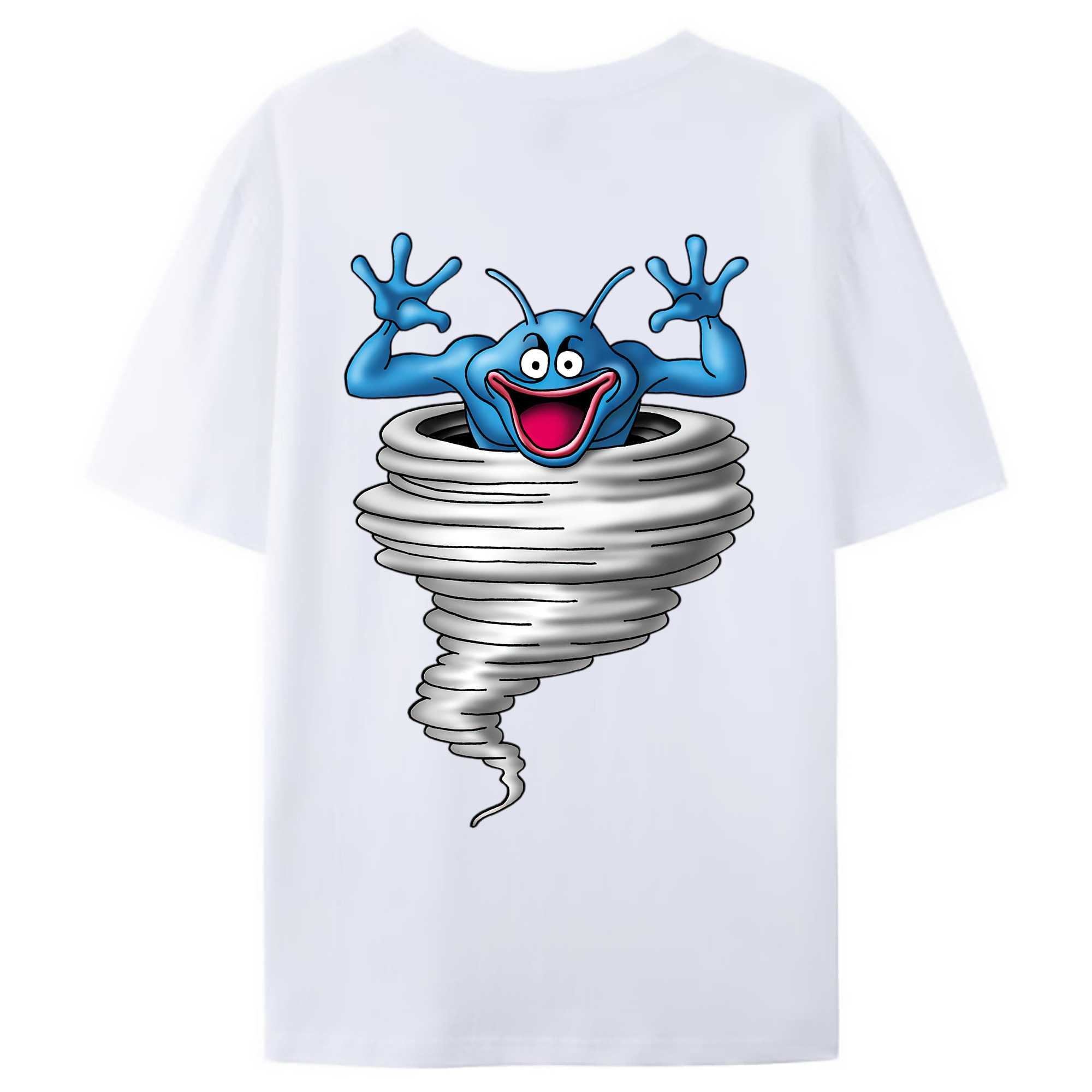 （画像用） ドラゴンクエスト Doragon Kuesuto Dragon Quest レディース半袖Tシャツ(バックプリント)
