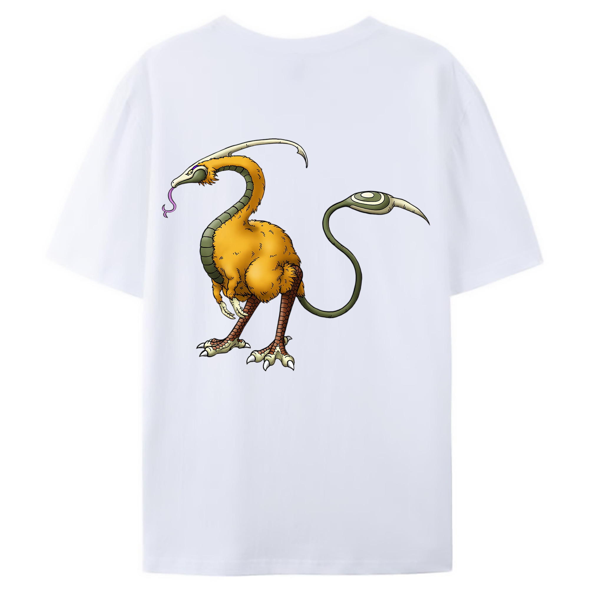 （画像用） ドラゴンクエスト Doragon Kuesuto Dragon Quest レディース半袖Tシャツ(バックプリント)