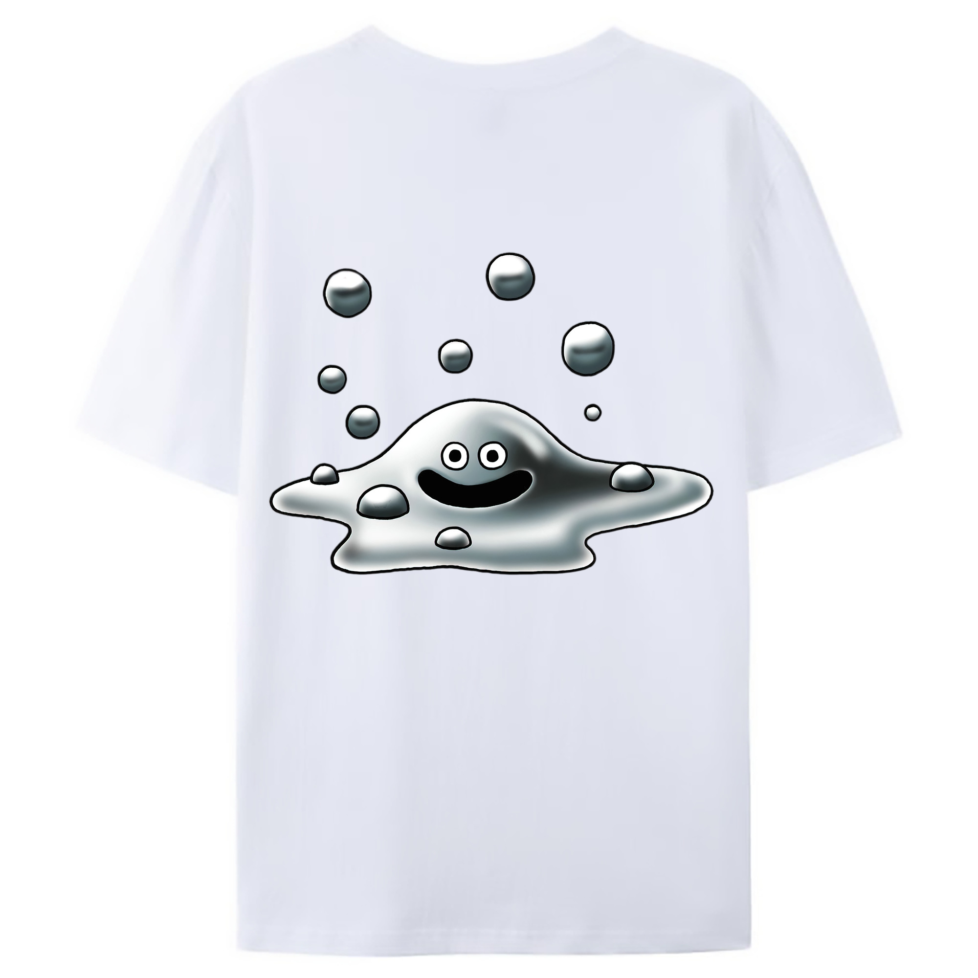 （画像用） ドラゴンクエスト Doragon Kuesuto Dragon Quest レディース半袖Tシャツ(バックプリント)