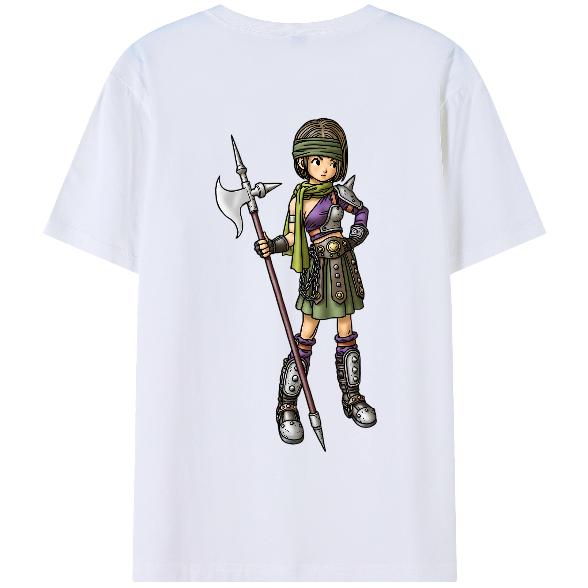 （画像用） ドラゴンクエスト Doragon Kuesuto Dragon Quest レディース半袖Tシャツ(バックプリント)