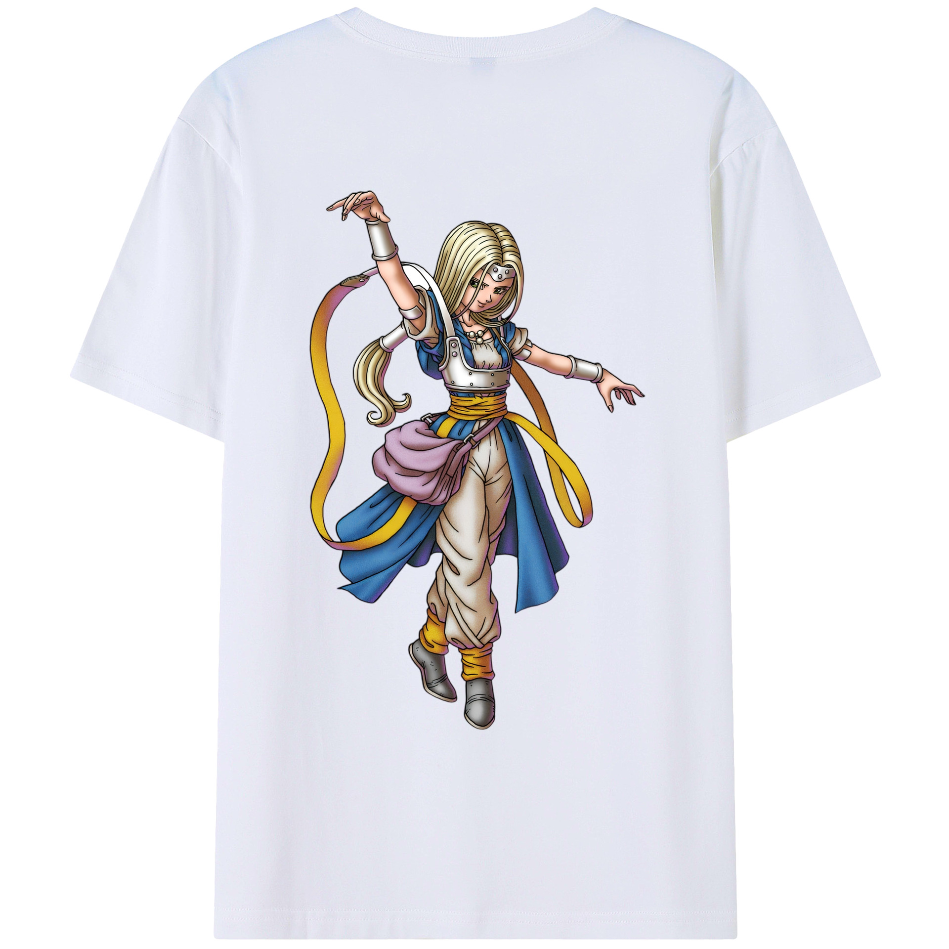 （画像用） ドラゴンクエスト Doragon Kuesuto Dragon Quest レディース半袖Tシャツ(バックプリント)