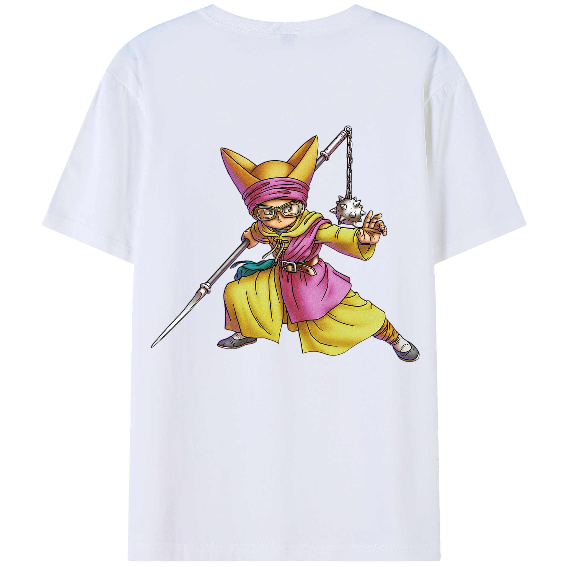 （画像用） ドラゴンクエスト Doragon Kuesuto Dragon Quest レディース半袖Tシャツ(バックプリント)