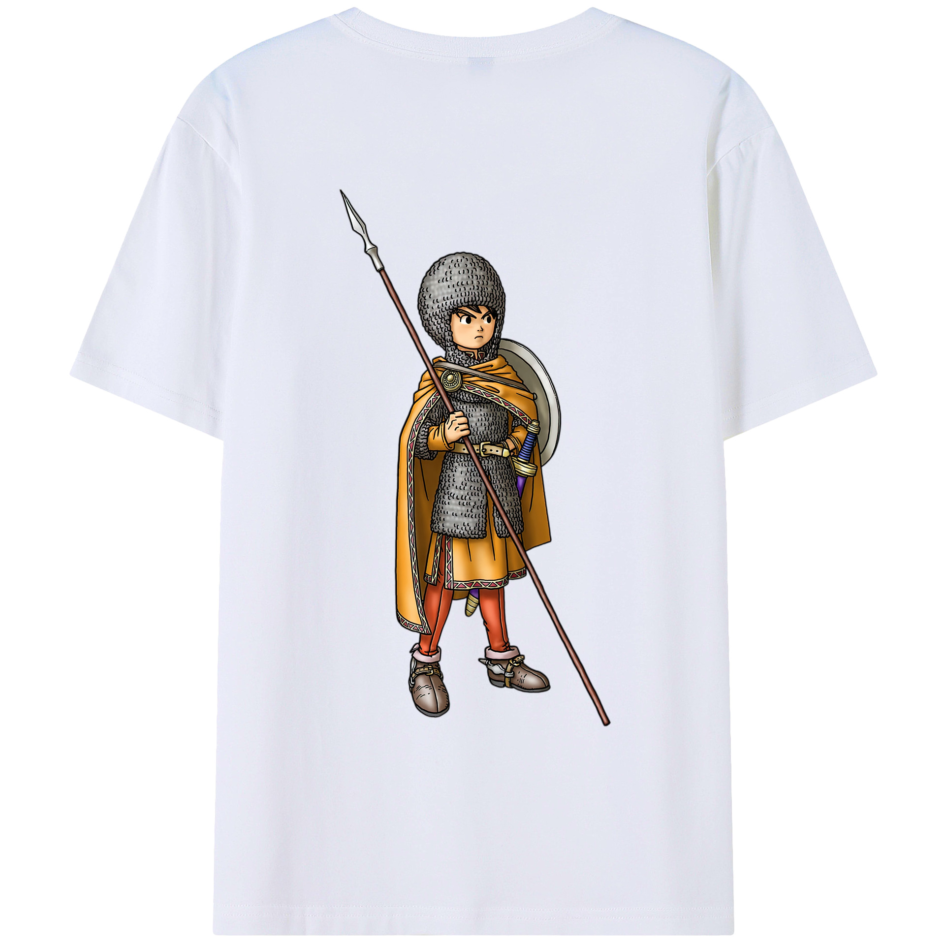 （画像用） ドラゴンクエスト Doragon Kuesuto Dragon Quest レディース半袖Tシャツ(バックプリント)
