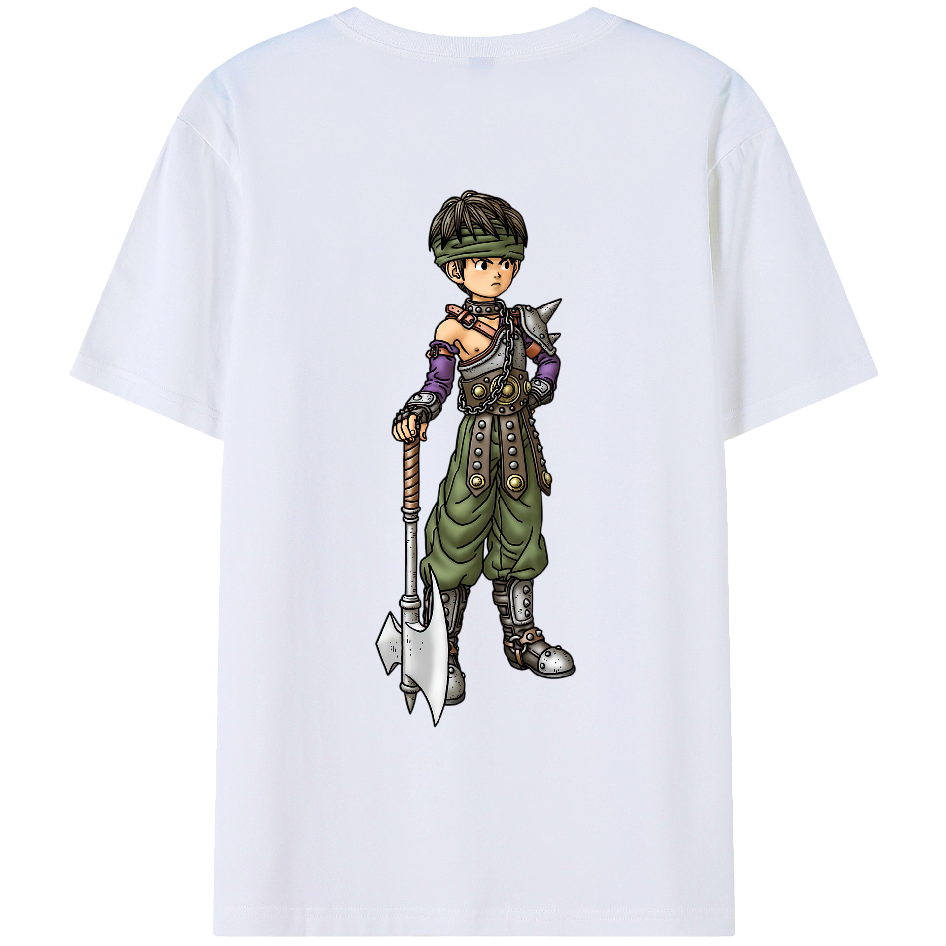 （画像用） ドラゴンクエスト Doragon Kuesuto Dragon Quest レディース半袖Tシャツ(バックプリント)