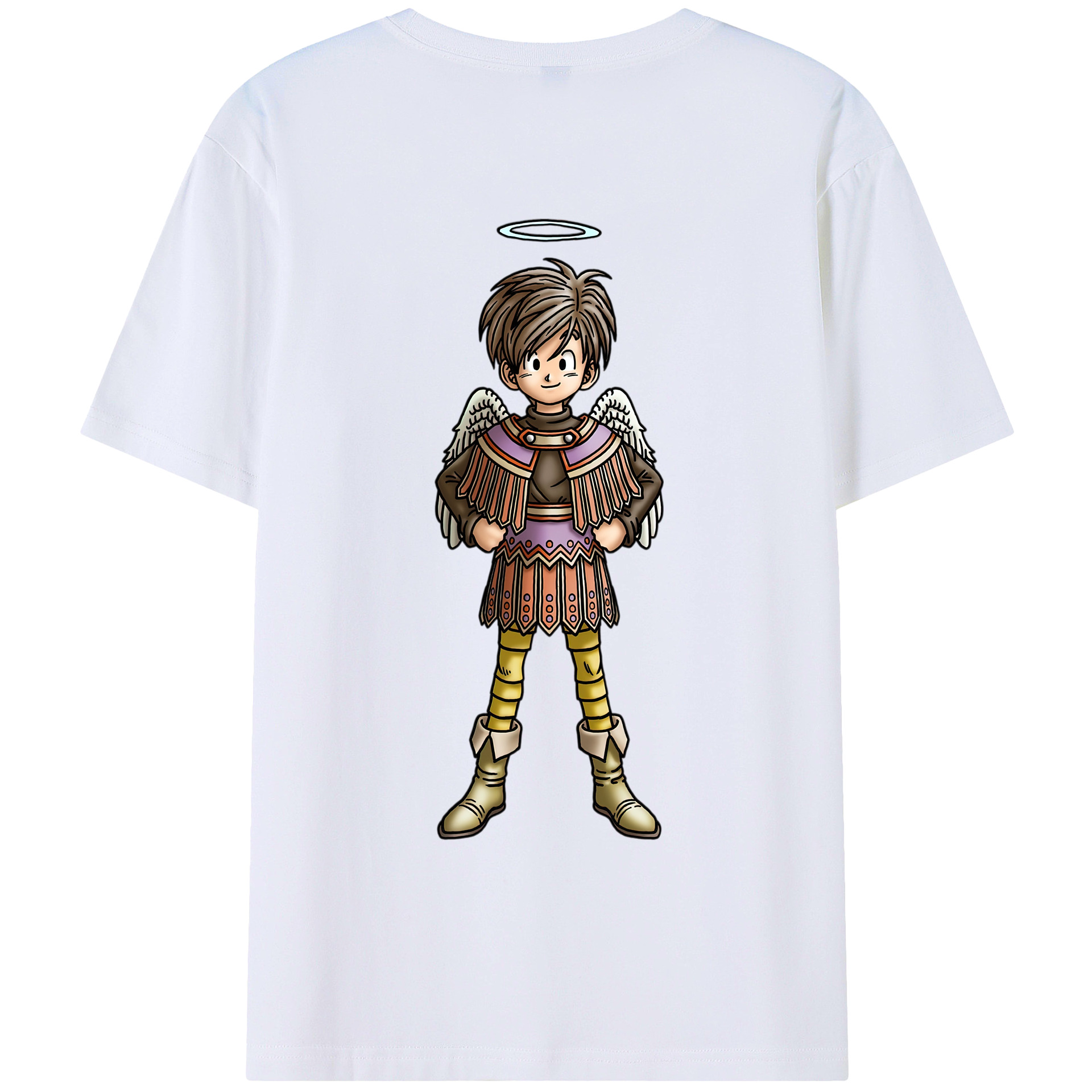 （画像用） ドラゴンクエスト Doragon Kuesuto Dragon Quest レディース半袖Tシャツ(バックプリント)