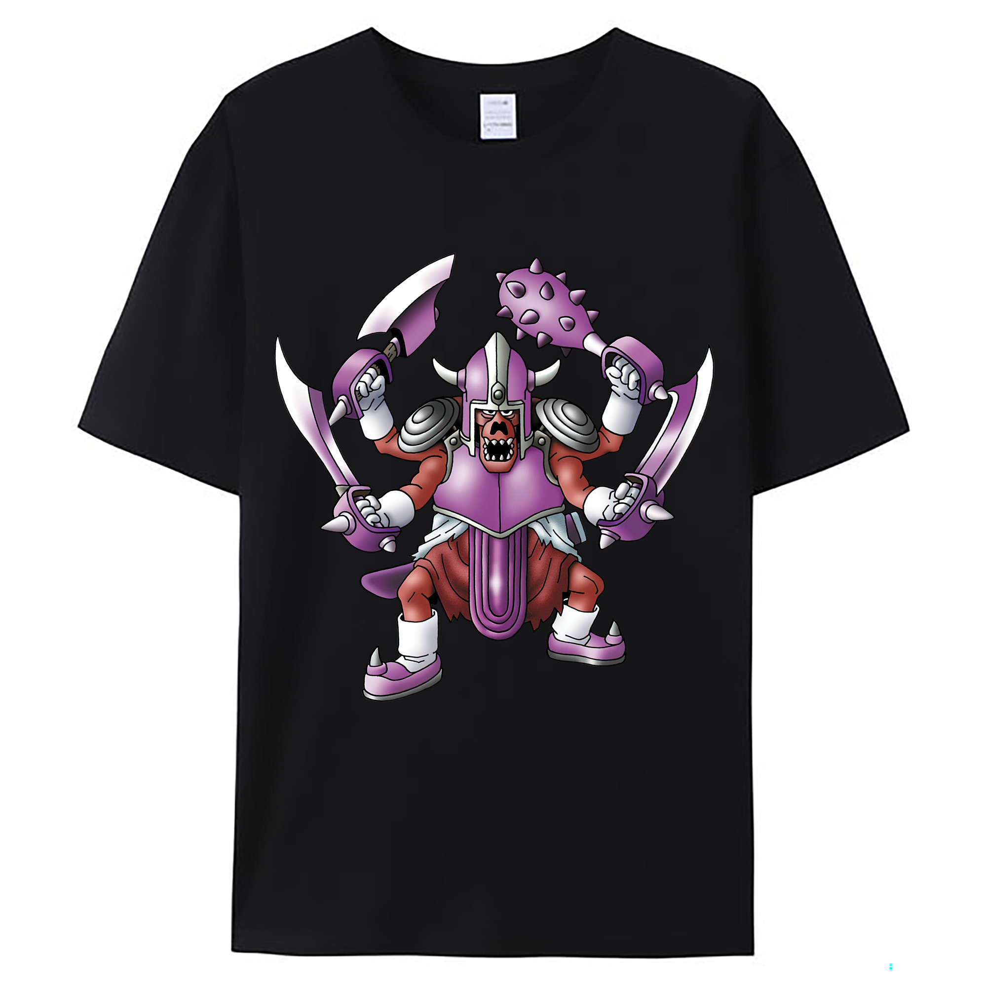 （画像用） ドラゴンクエスト Doragon Kuesuto Dragon Quest レディースカジュアルプリントTシャツ（綿100％）
