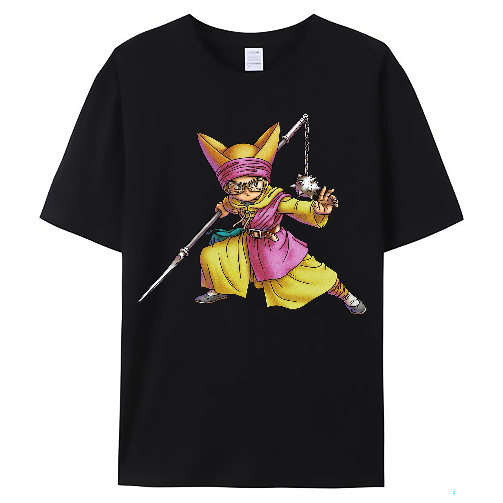 （画像用） ドラゴンクエスト Doragon Kuesuto Dragon Quest レディースカジュアルプリントTシャツ（綿100％）