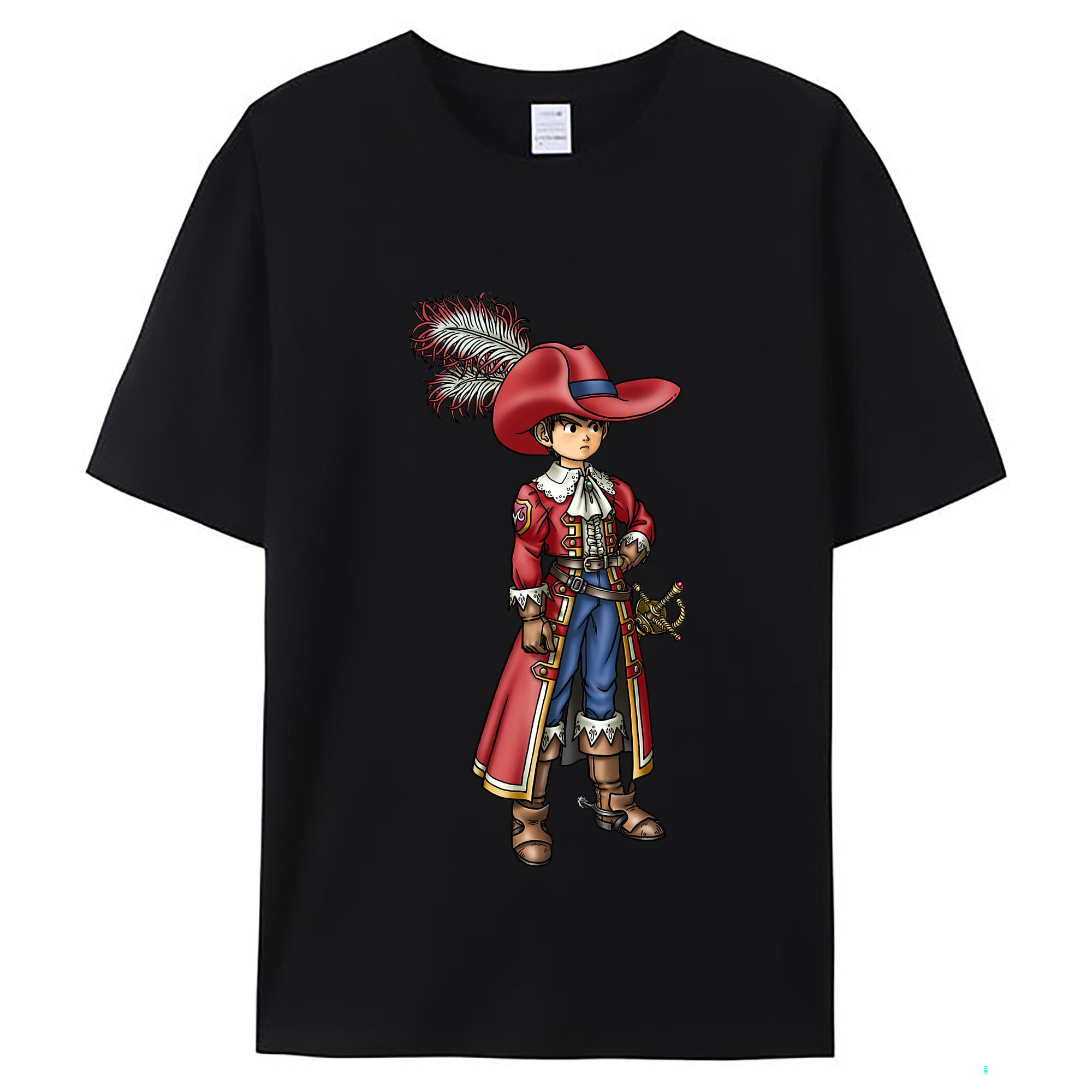 （画像用） ドラゴンクエスト Doragon Kuesuto Dragon Quest レディースカジュアルプリントTシャツ（綿100％）