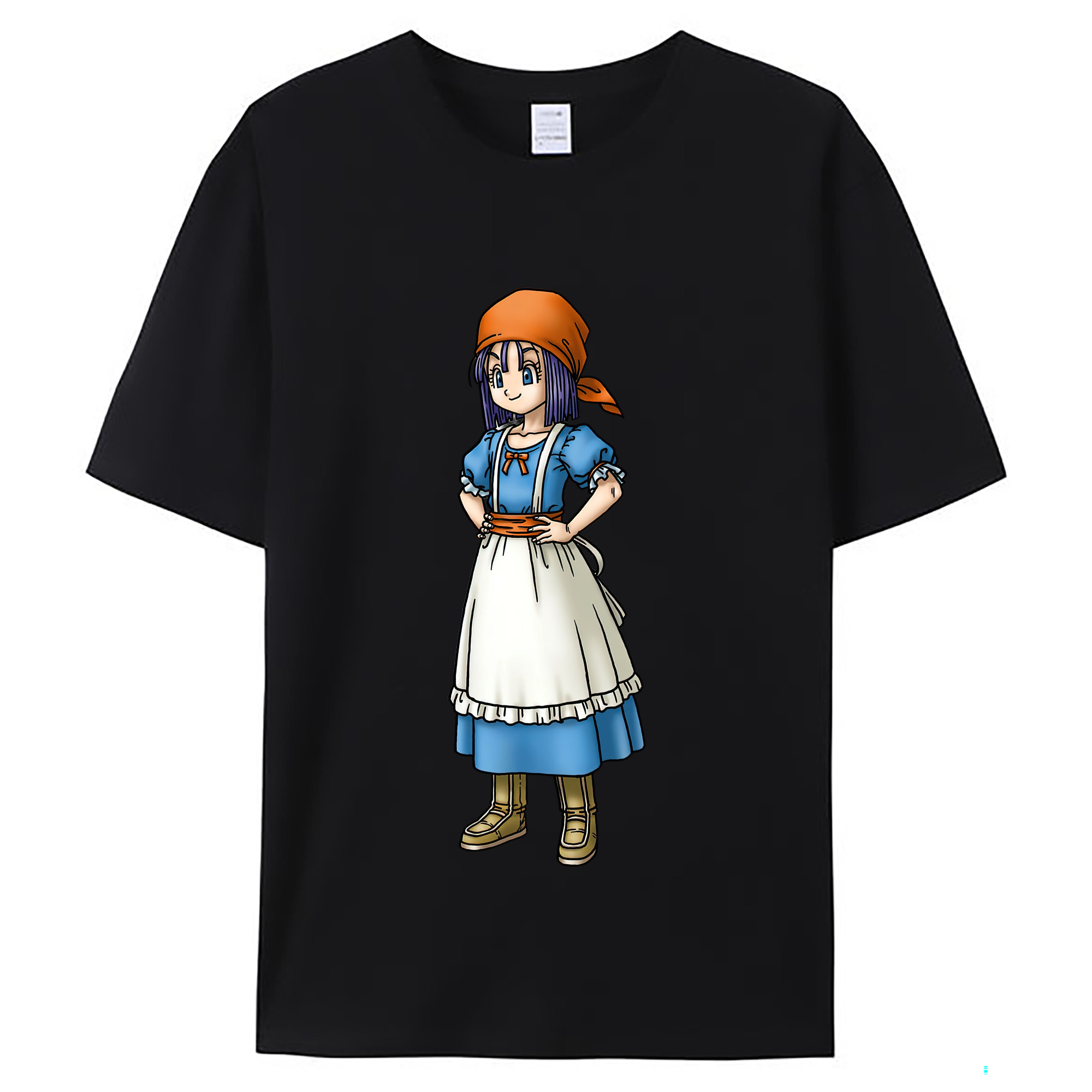 （画像用） ドラゴンクエスト Doragon Kuesuto Dragon Quest レディースカジュアルプリントTシャツ（綿100％）