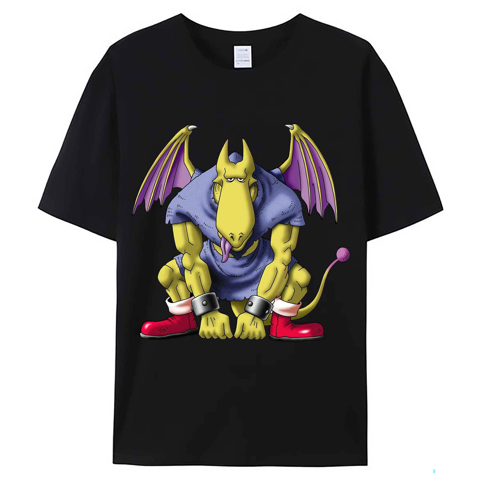 （画像用） ドラゴンクエスト Doragon Kuesuto Dragon Quest レディースカジュアルプリントTシャツ（綿100％）