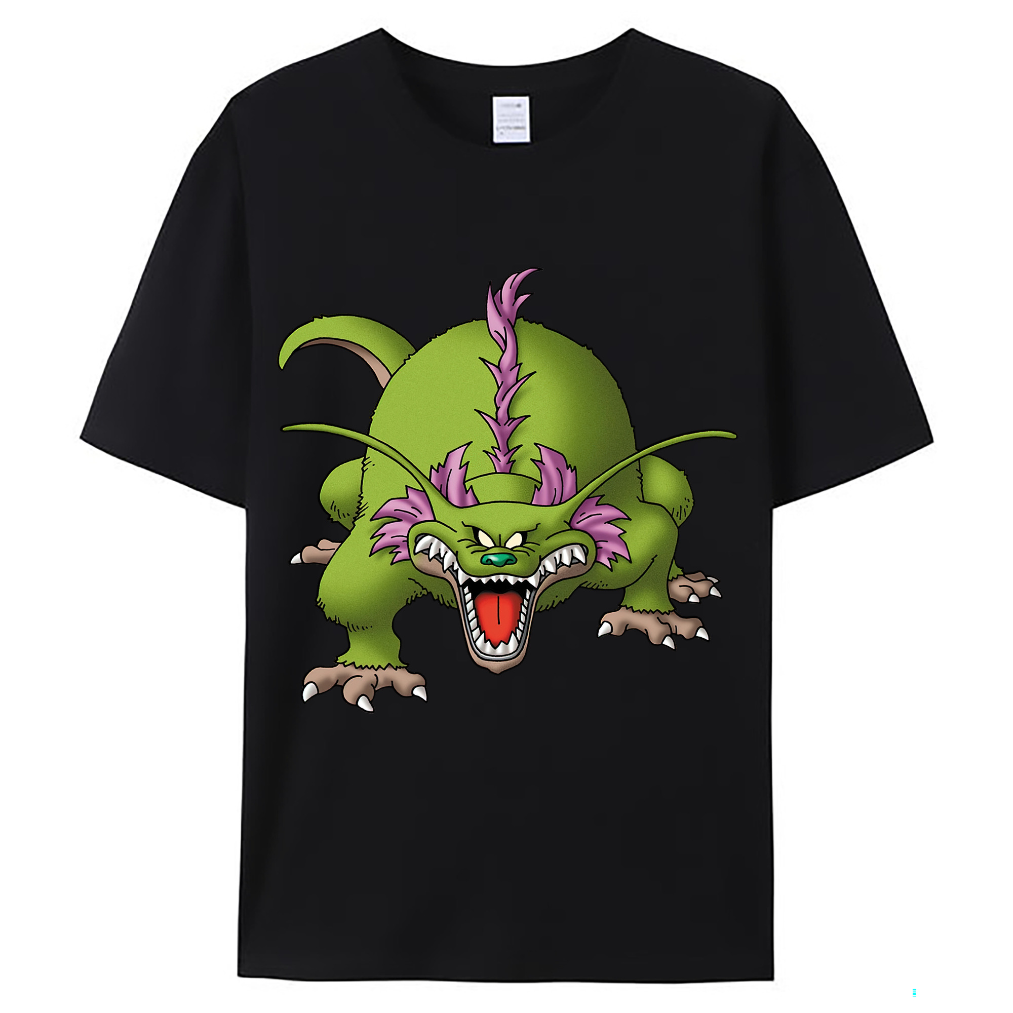 （画像用） ドラゴンクエスト Doragon Kuesuto Dragon Quest レディースカジュアルプリントTシャツ（綿100％）