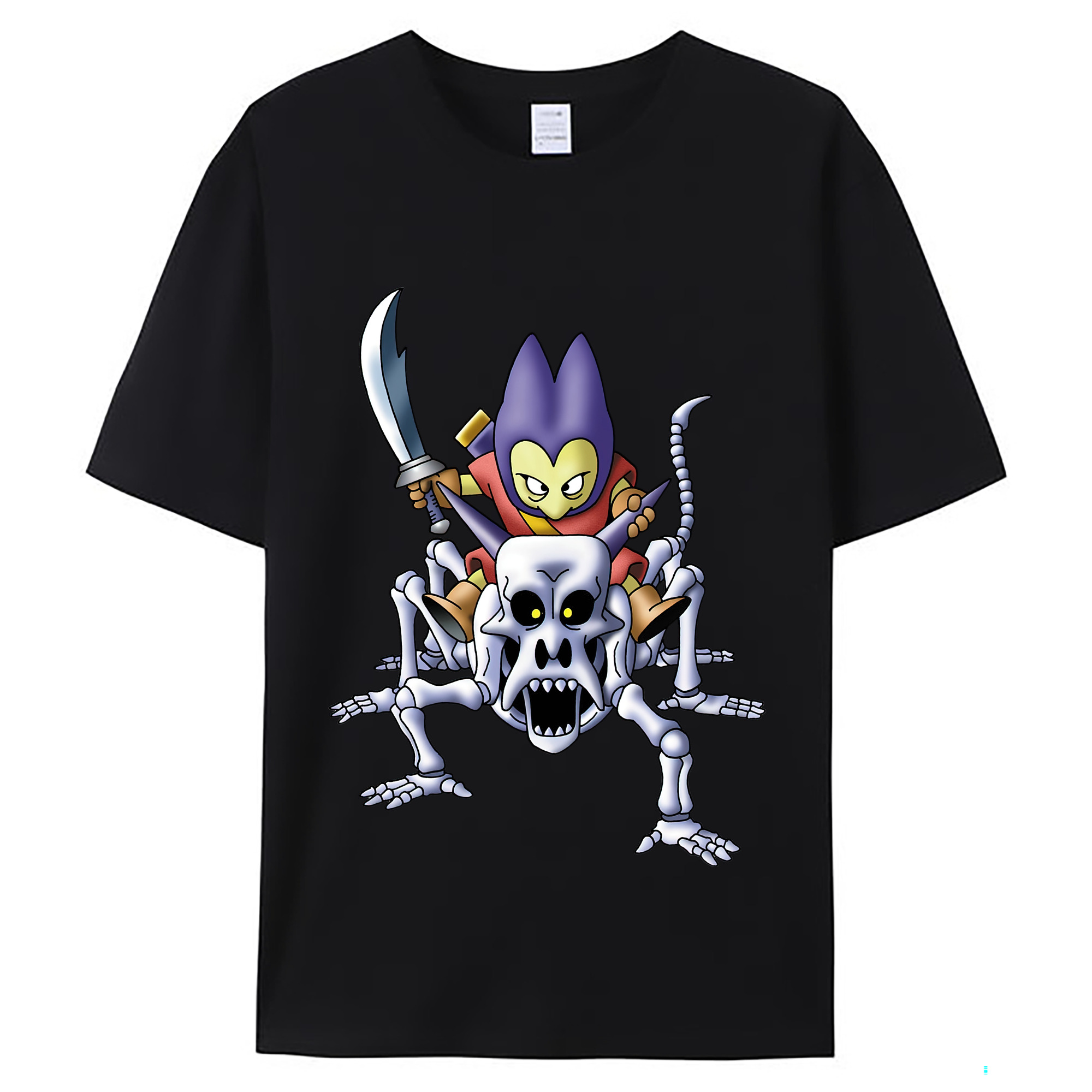 （画像用） ドラゴンクエスト Doragon Kuesuto Dragon Quest レディースカジュアルプリントTシャツ（綿100％）