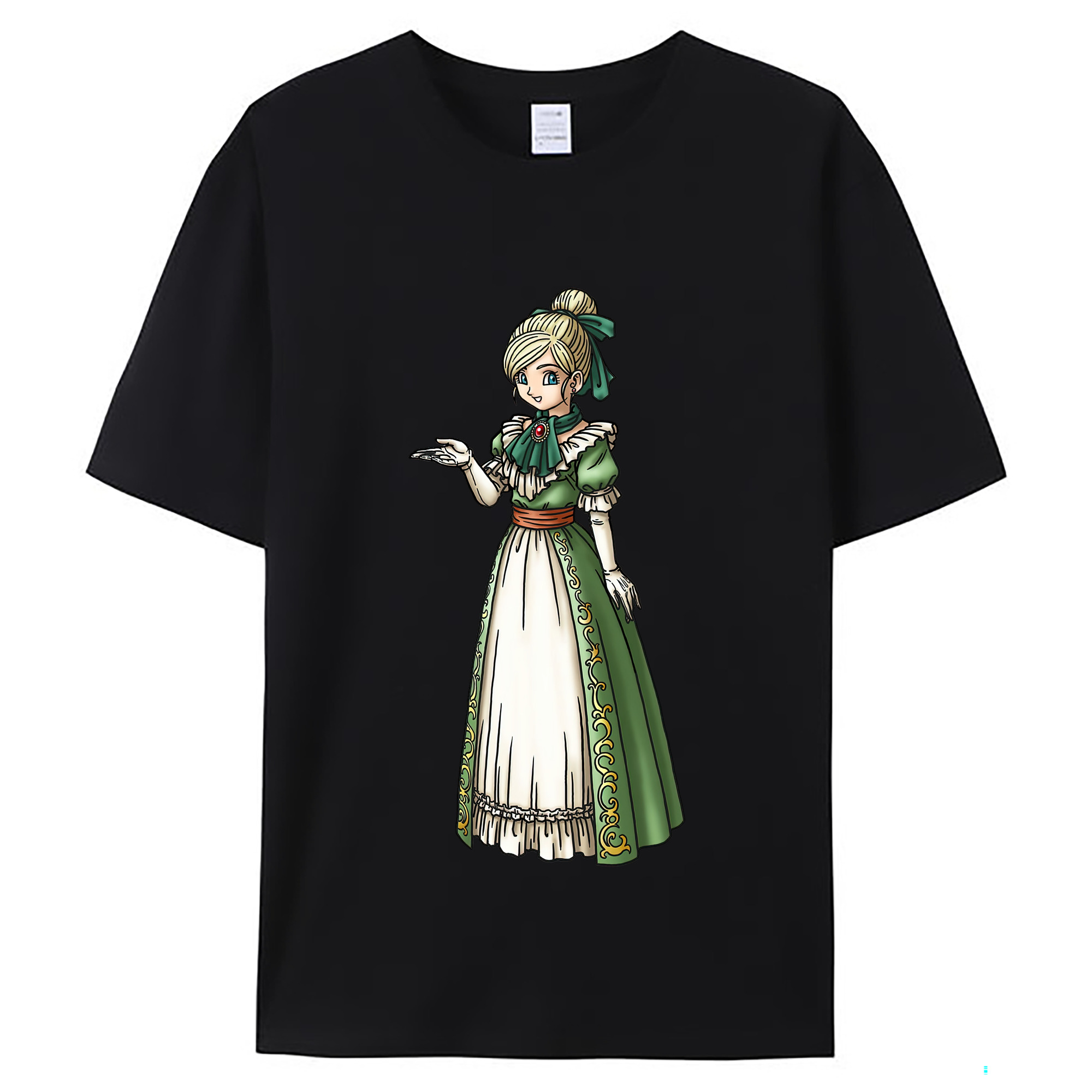 （画像用） ドラゴンクエスト Doragon Kuesuto Dragon Quest レディースカジュアルプリントTシャツ（綿100％）