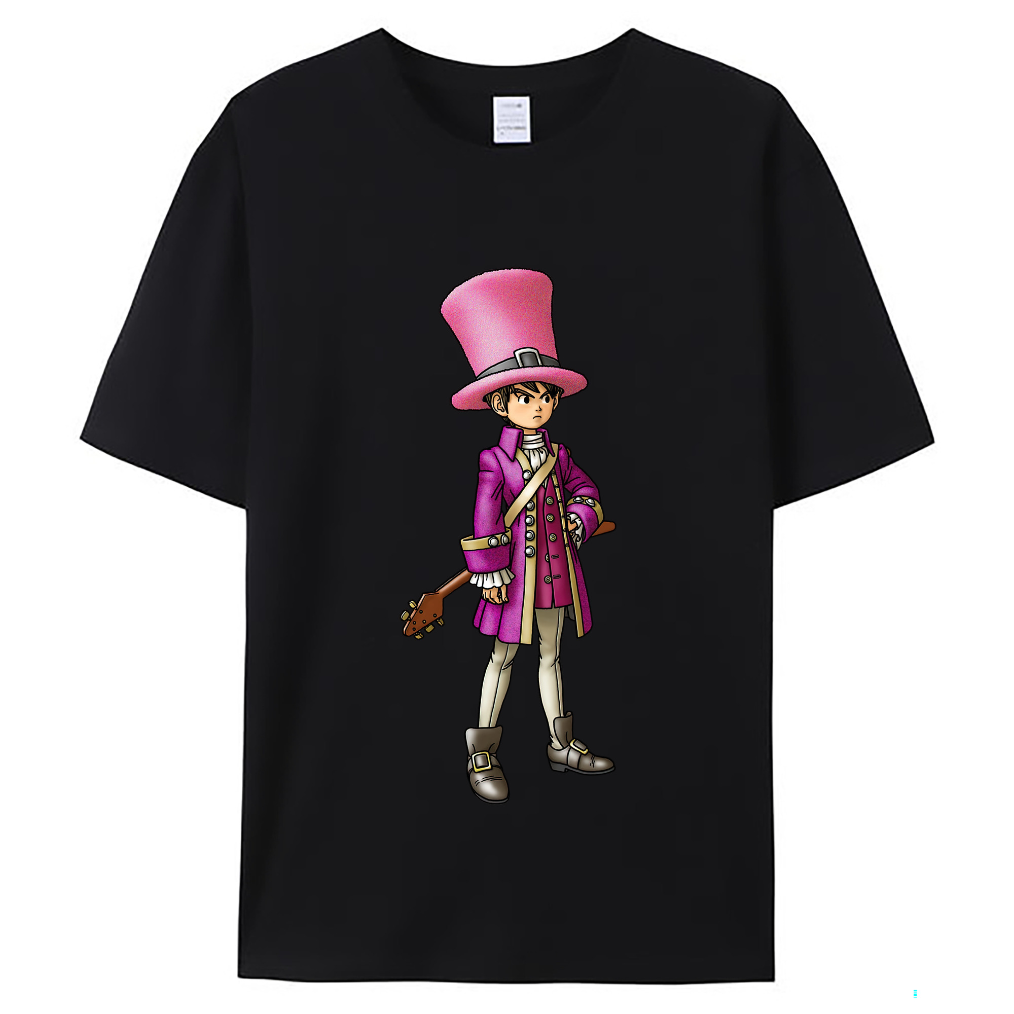 （画像用） ドラゴンクエスト Doragon Kuesuto Dragon Quest レディースカジュアルプリントTシャツ（綿100％）