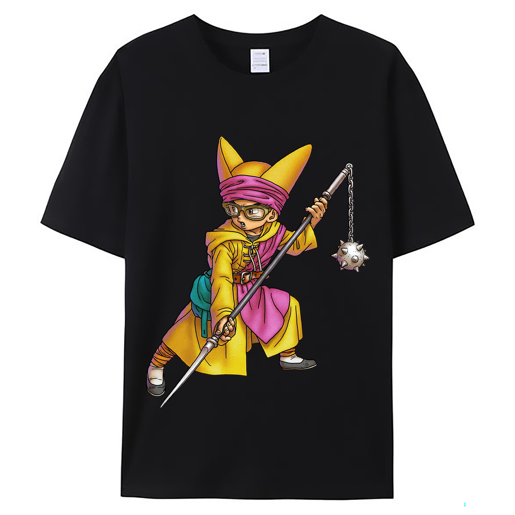 （画像用） ドラゴンクエスト Doragon Kuesuto Dragon Quest レディースカジュアルプリントTシャツ（綿100％）