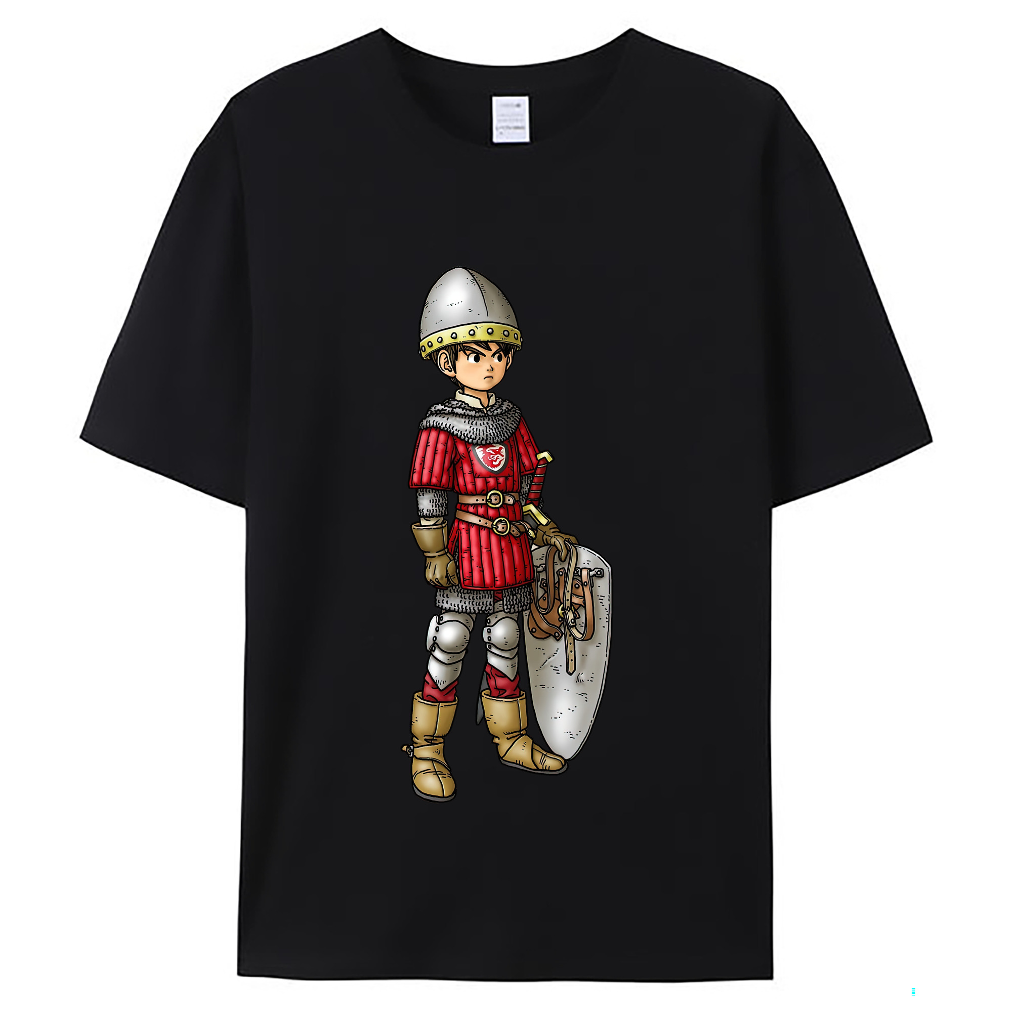 （画像用） ドラゴンクエスト Doragon Kuesuto Dragon Quest レディースカジュアルプリントTシャツ（綿100％）