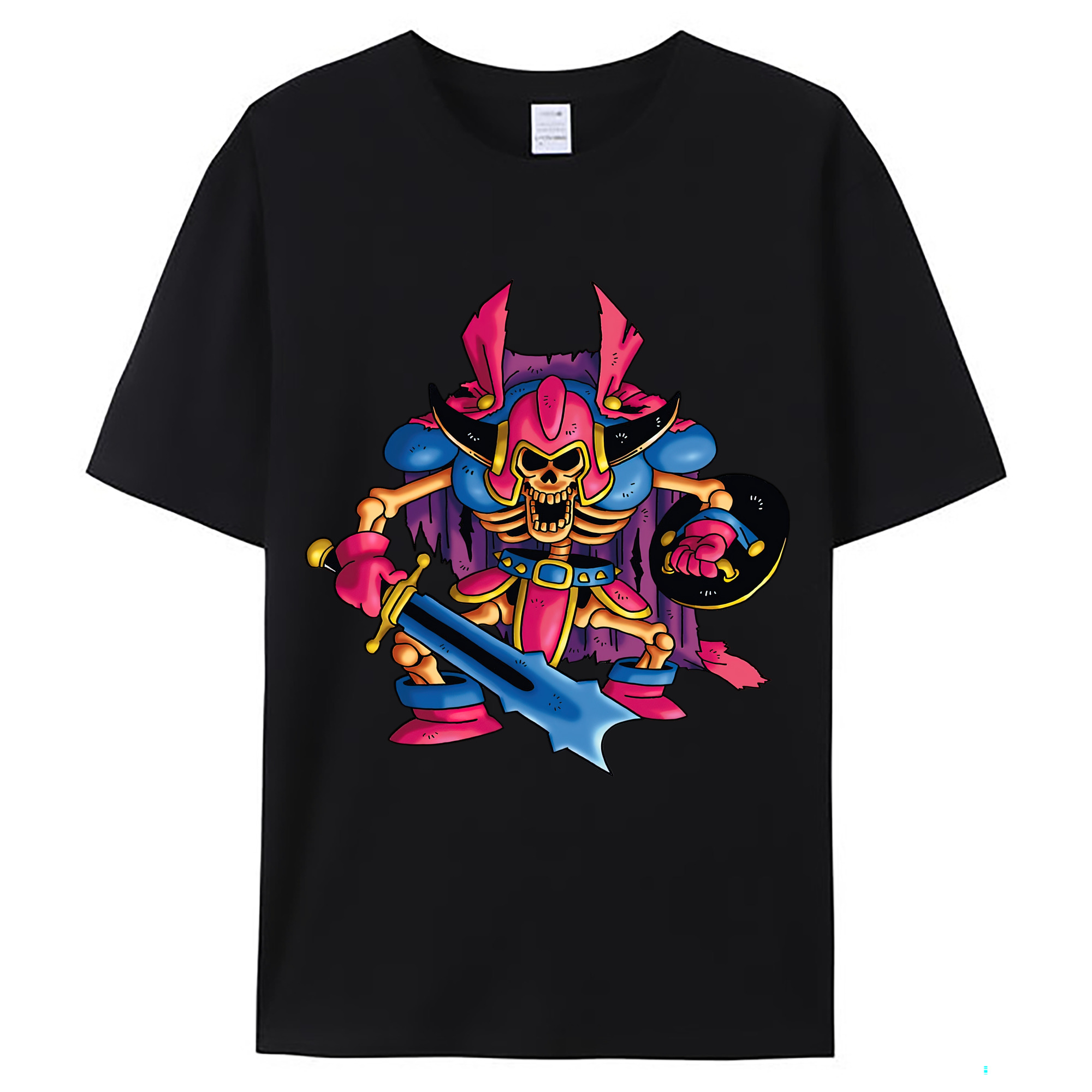 （画像用） ドラゴンクエスト Doragon Kuesuto Dragon Quest レディースカジュアルプリントTシャツ（綿100％）
