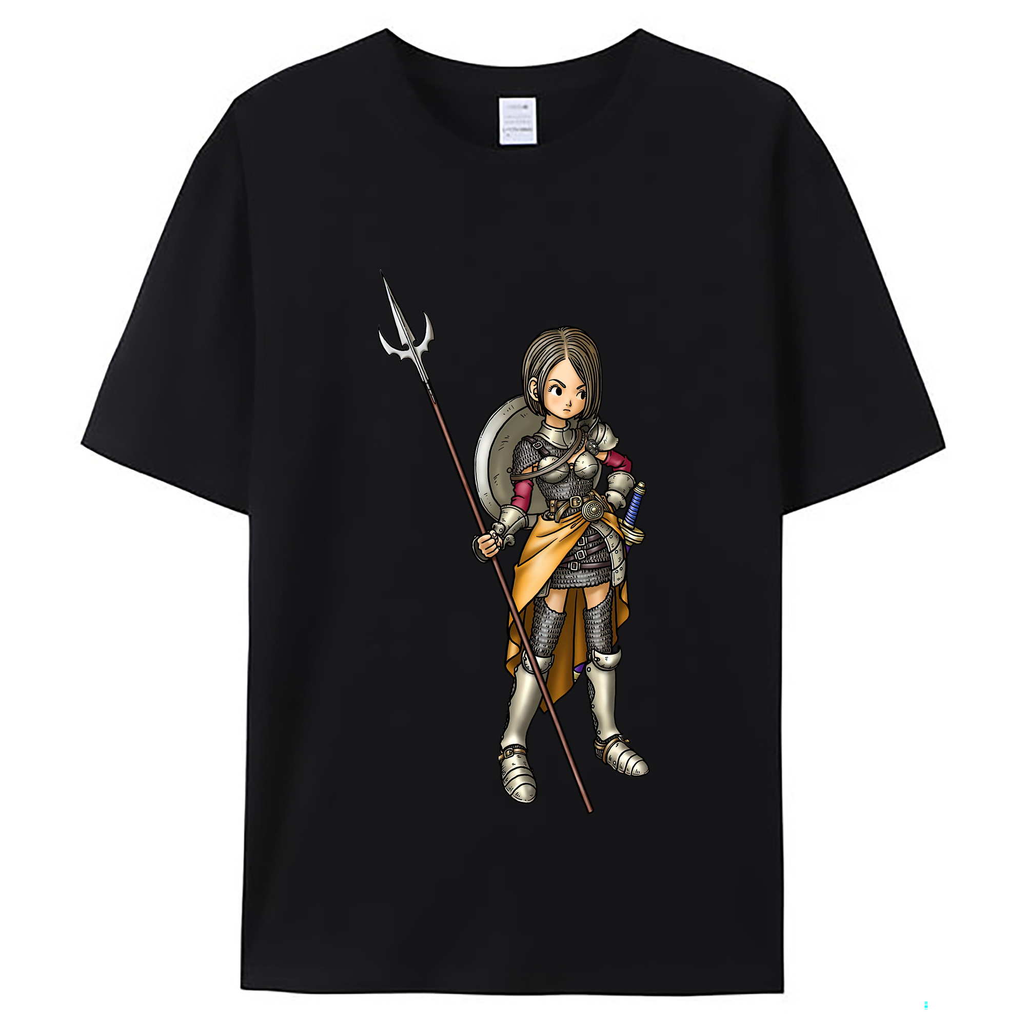 （画像用） ドラゴンクエスト Doragon Kuesuto Dragon Quest レディースカジュアルプリントTシャツ（綿100％）