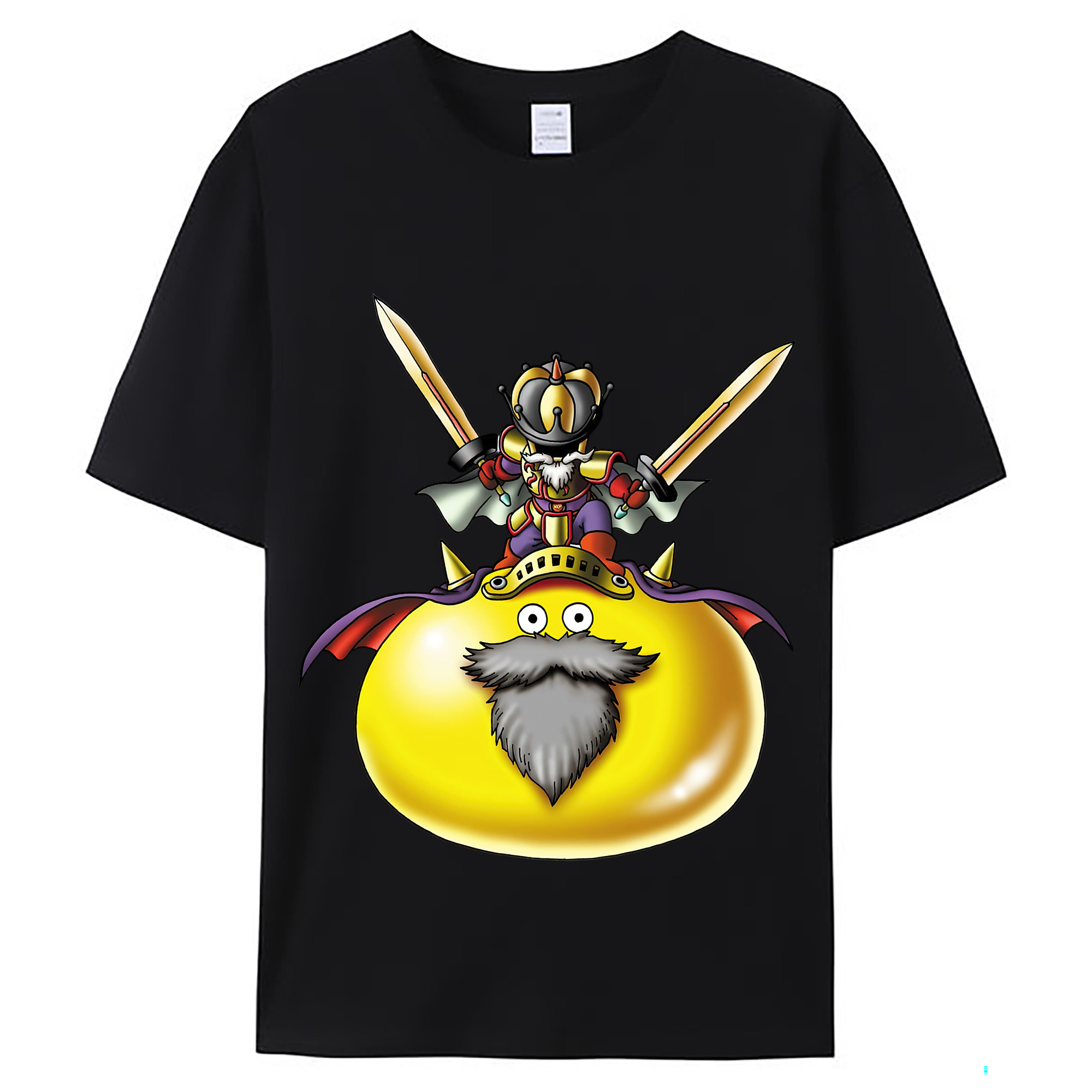 （画像用） ドラゴンクエスト Doragon Kuesuto Dragon Quest レディースカジュアルプリントTシャツ（綿100％）