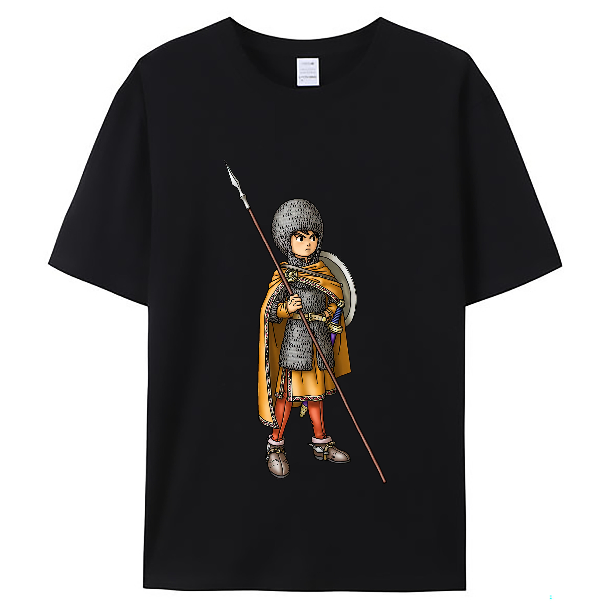 （画像用） ドラゴンクエスト Doragon Kuesuto Dragon Quest レディースカジュアルプリントTシャツ（綿100％）