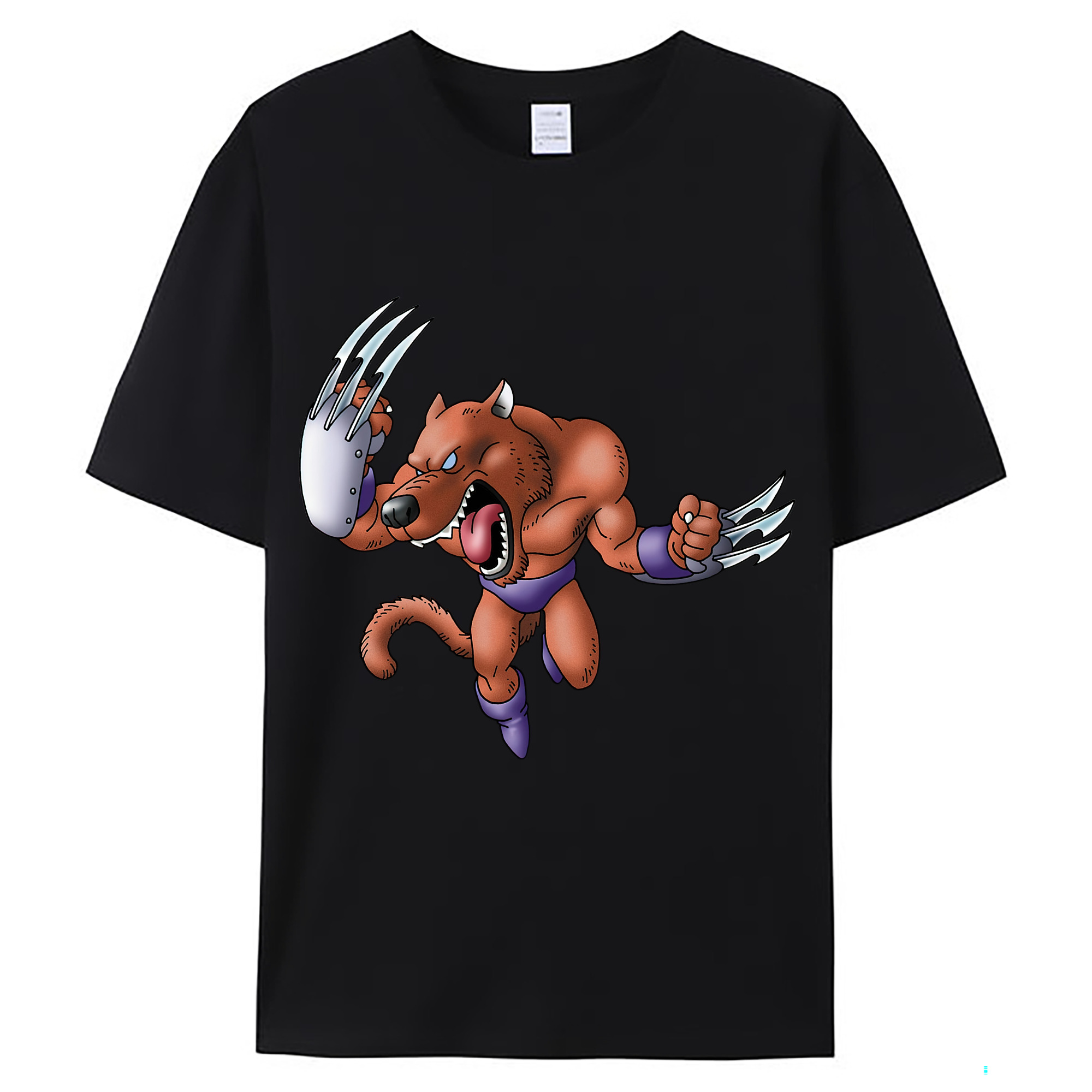 （画像用） ドラゴンクエスト Doragon Kuesuto Dragon Quest レディースカジュアルプリントTシャツ（綿100％）