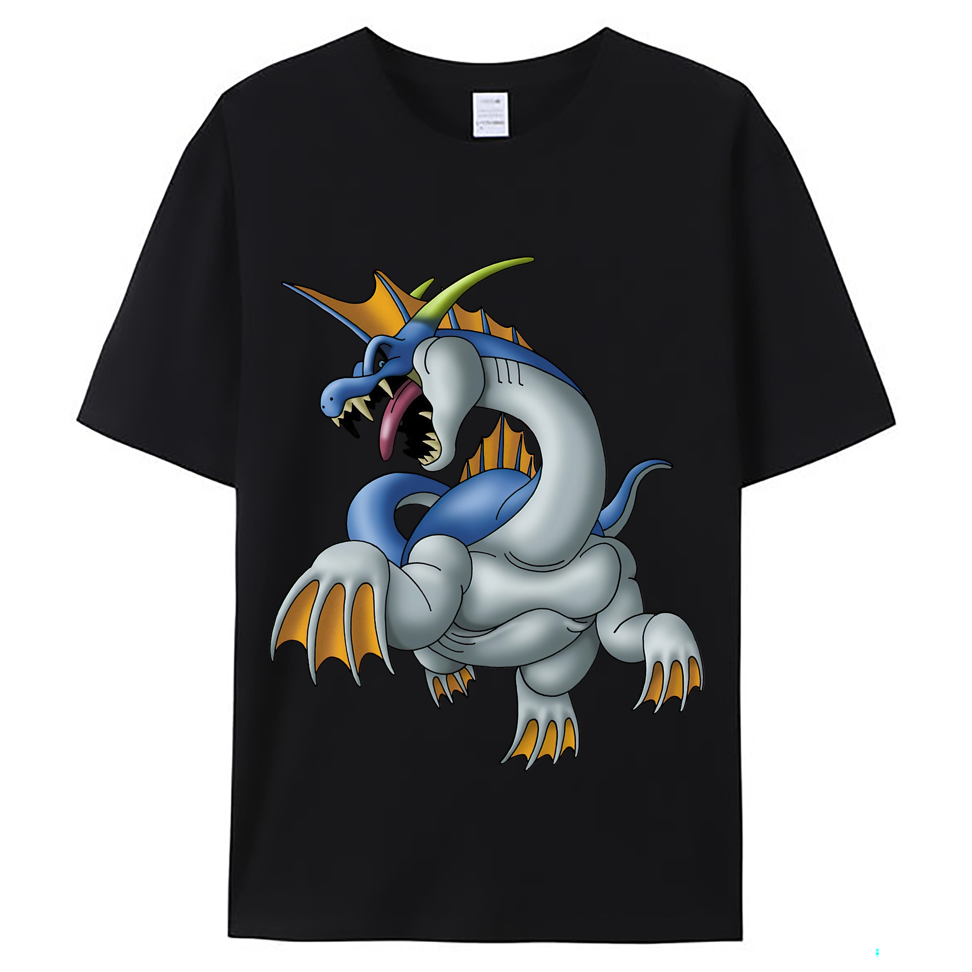 （画像用） ドラゴンクエスト Doragon Kuesuto Dragon Quest レディースカジュアルプリントTシャツ（綿100％）