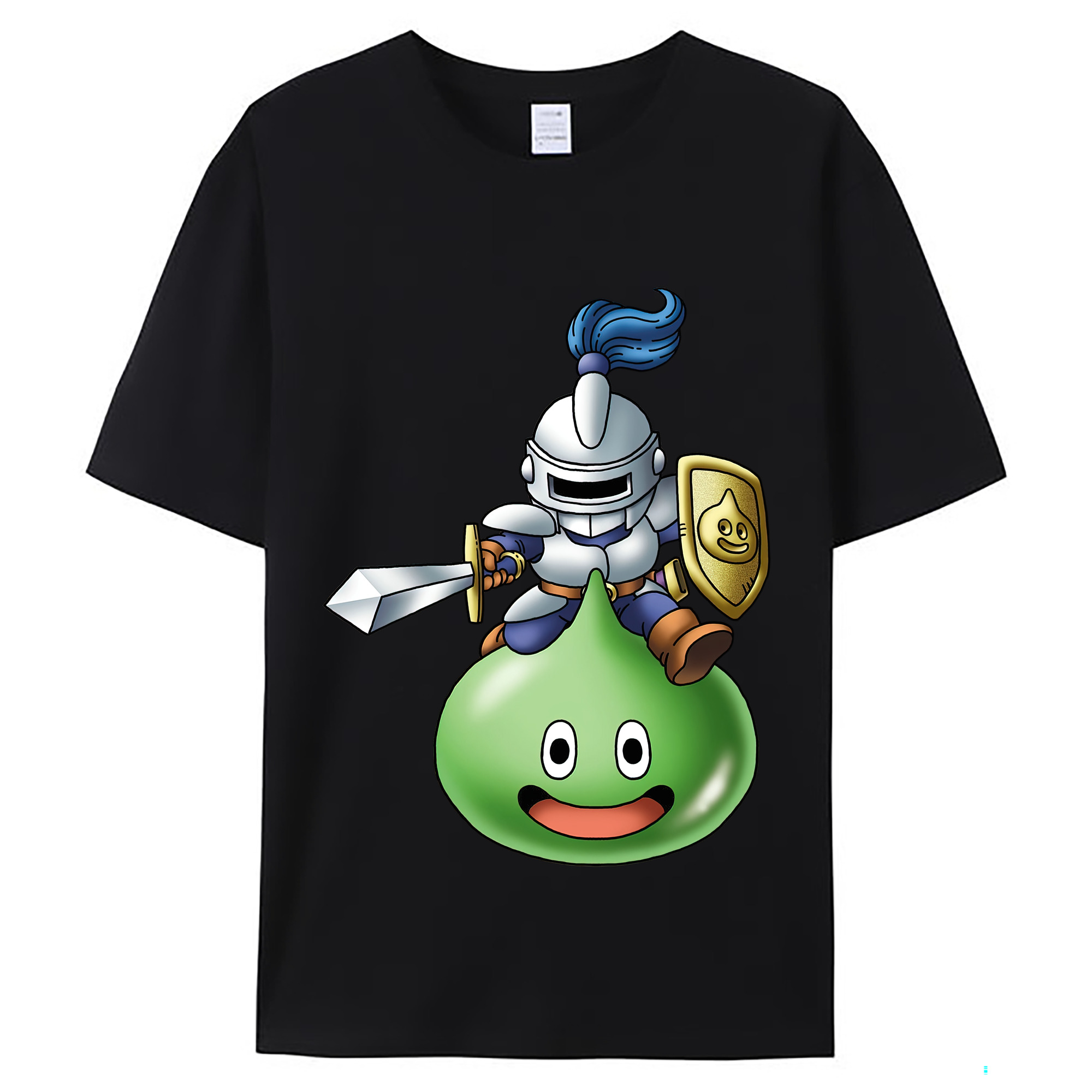 （画像用） ドラゴンクエスト Doragon Kuesuto Dragon Quest レディースカジュアルプリントTシャツ（綿100％）