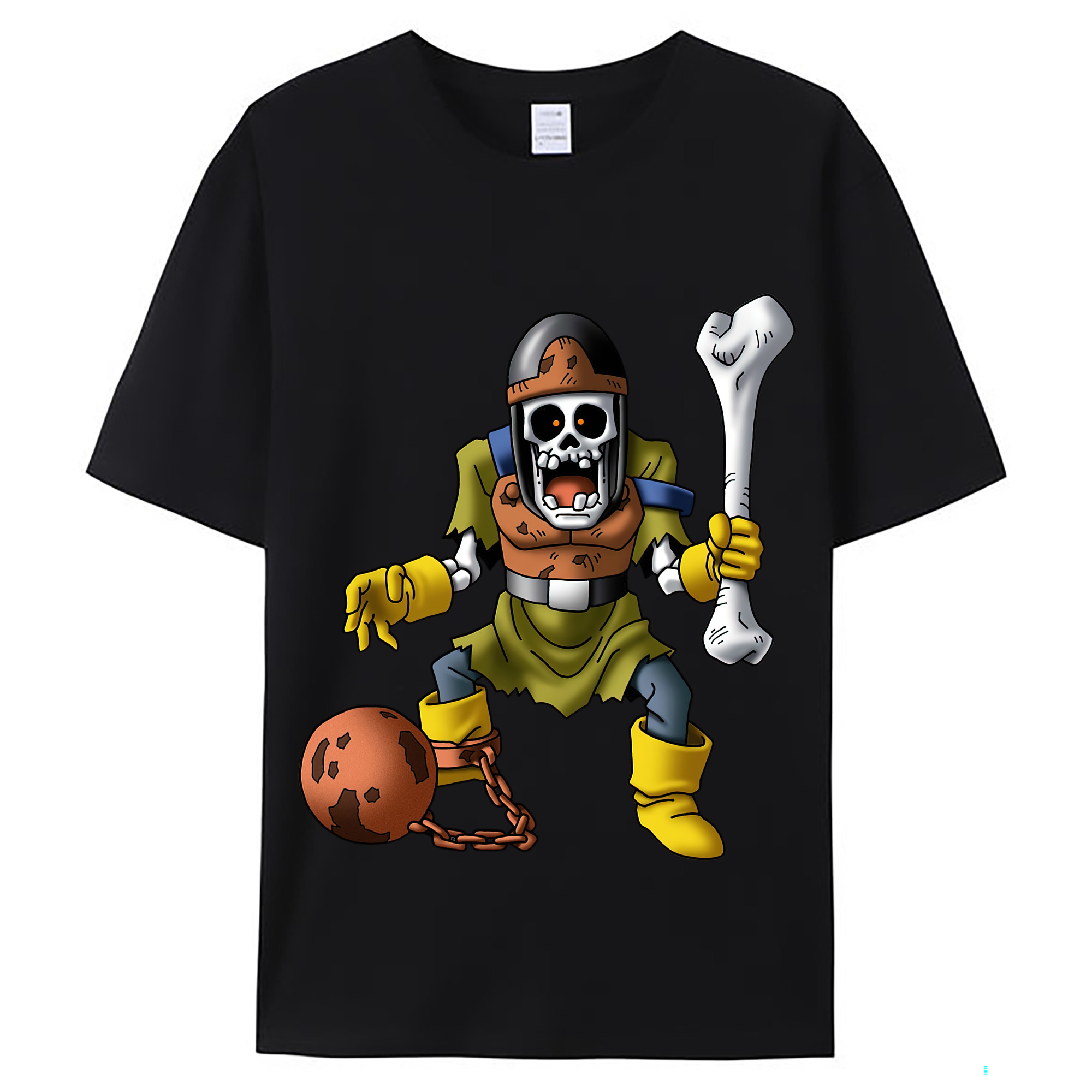 （画像用） ドラゴンクエスト Doragon Kuesuto Dragon Quest レディースカジュアルプリントTシャツ（綿100％）