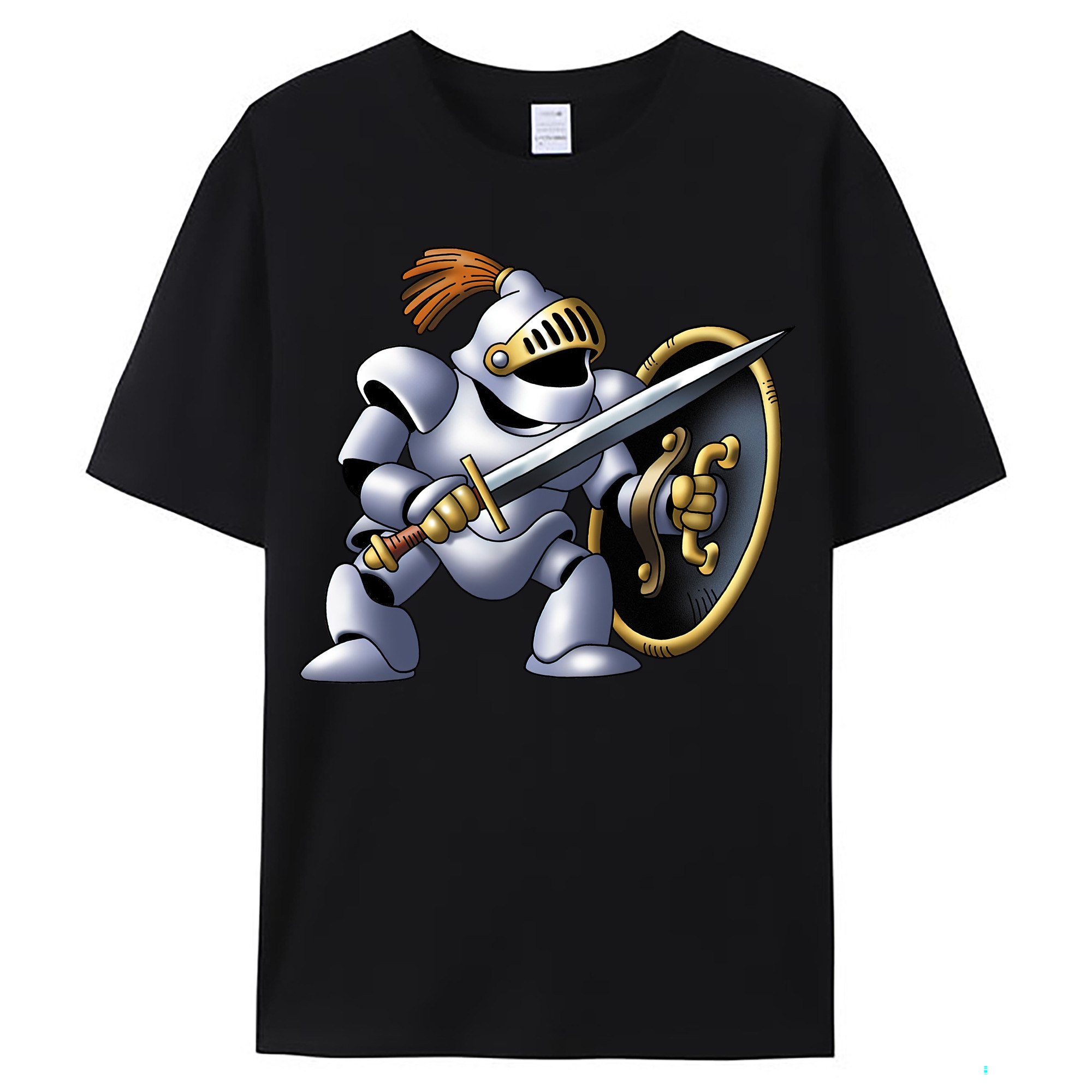 （画像用） ドラゴンクエスト Doragon Kuesuto Dragon Quest レディースカジュアルプリントTシャツ（綿100％）