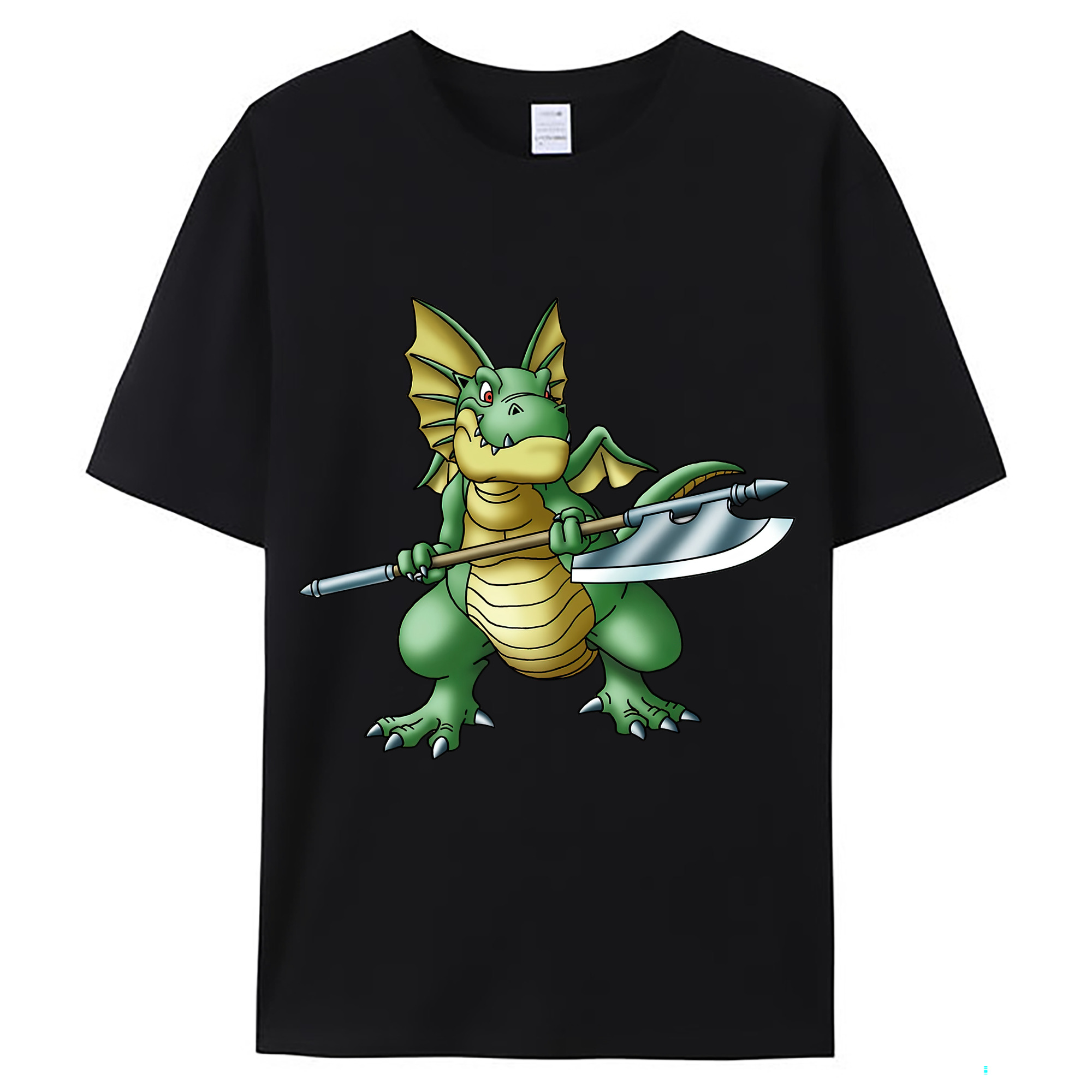 （画像用） ドラゴンクエスト Doragon Kuesuto Dragon Quest レディースカジュアルプリントTシャツ（綿100％）