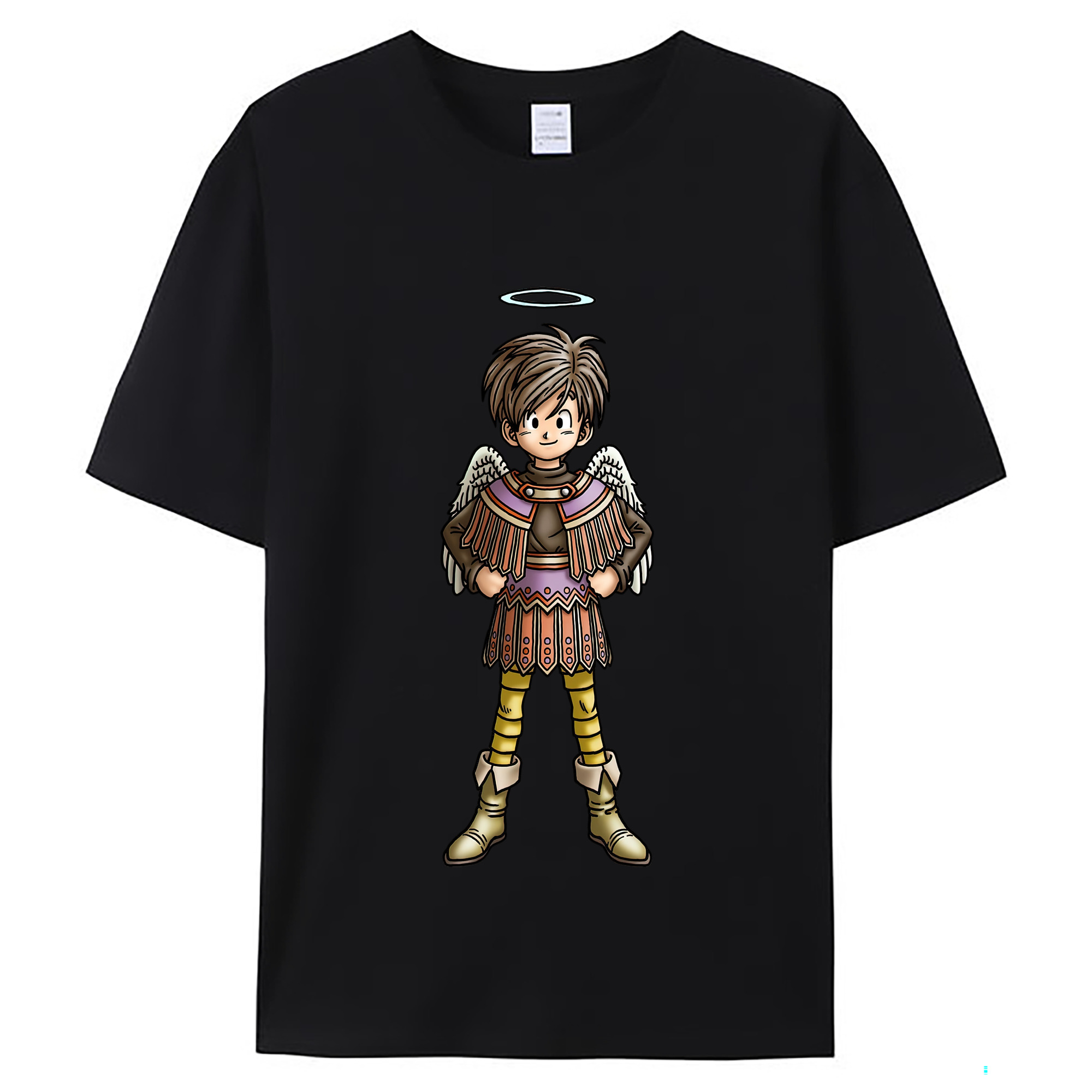 （画像用） ドラゴンクエスト Doragon Kuesuto Dragon Quest レディースカジュアルプリントTシャツ（綿100％）