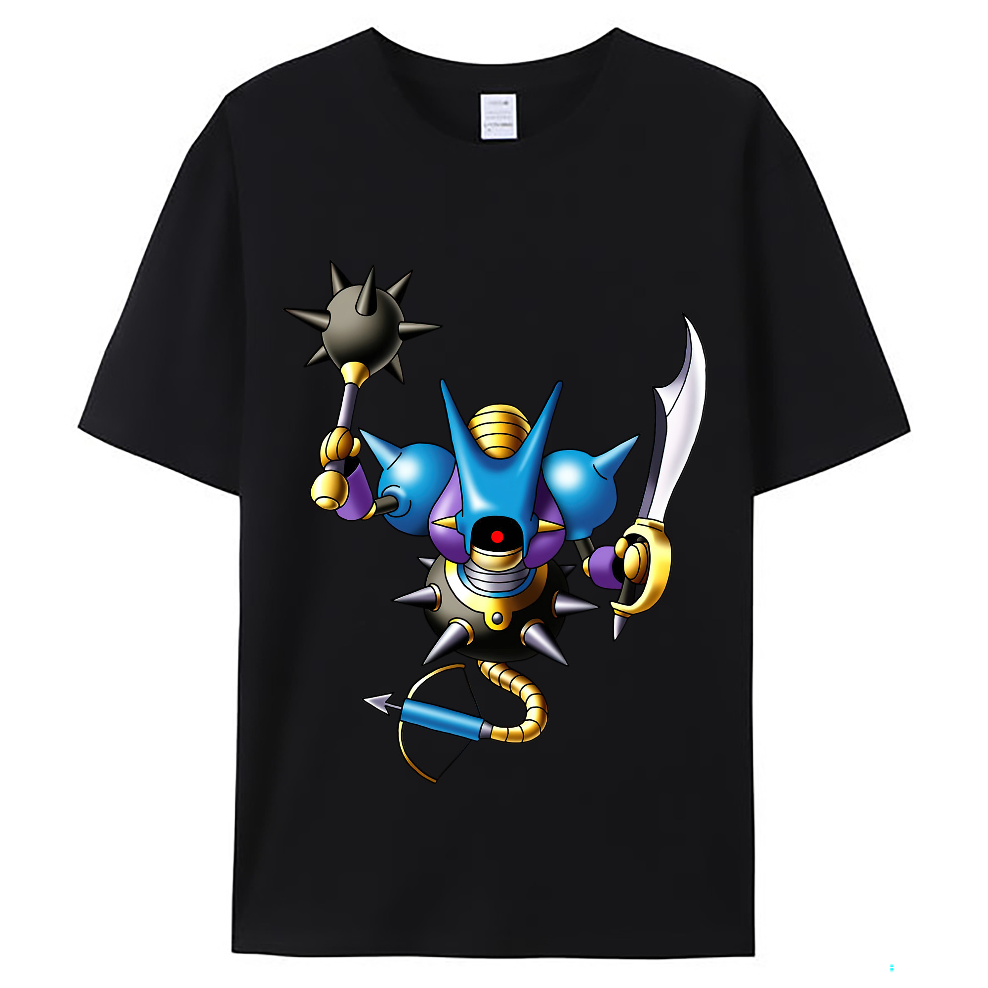 （画像用） ドラゴンクエスト Doragon Kuesuto Dragon Quest レディースカジュアルプリントTシャツ（綿100％）