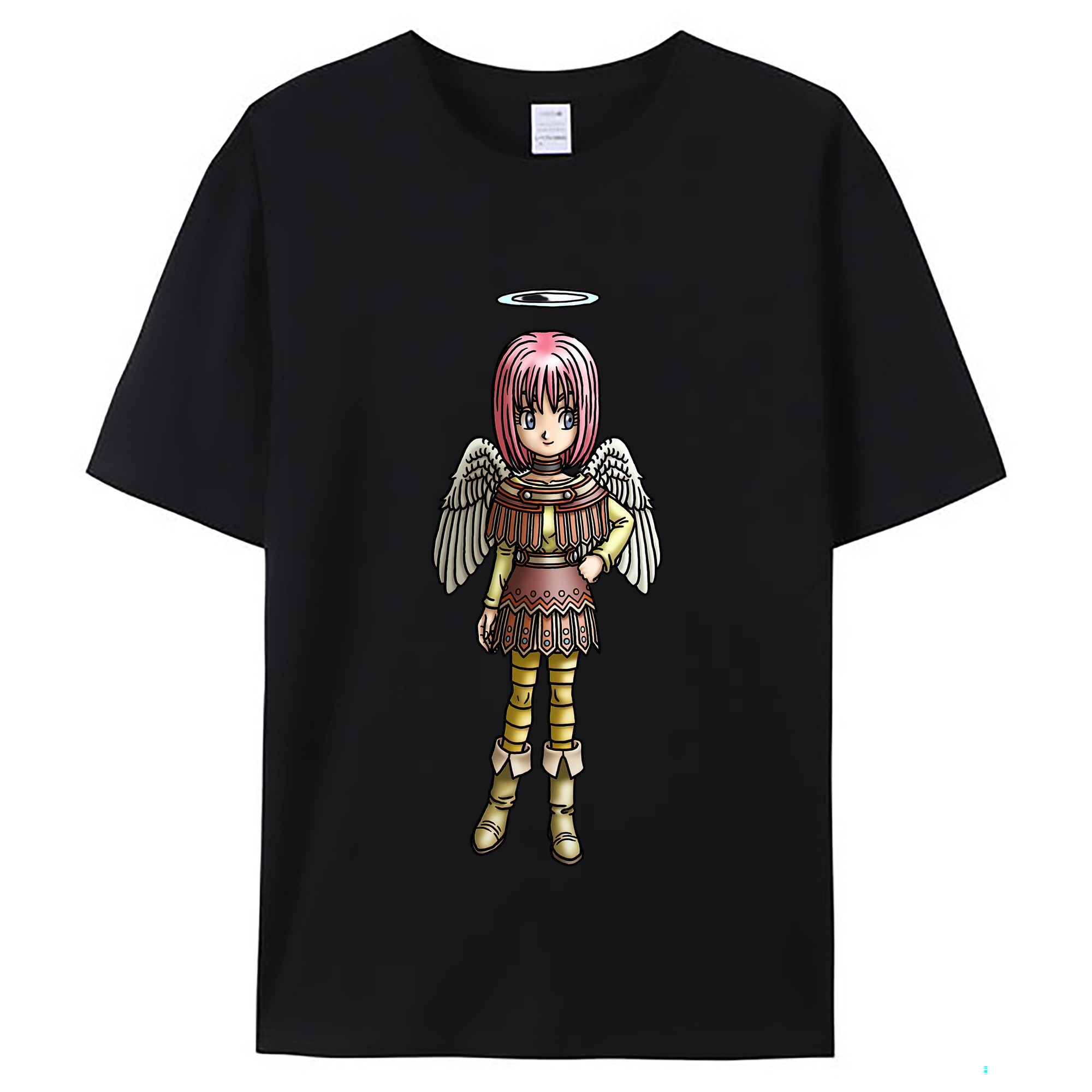 （画像用） ドラゴンクエスト Doragon Kuesuto Dragon Quest レディースカジュアルプリントTシャツ（綿100％）