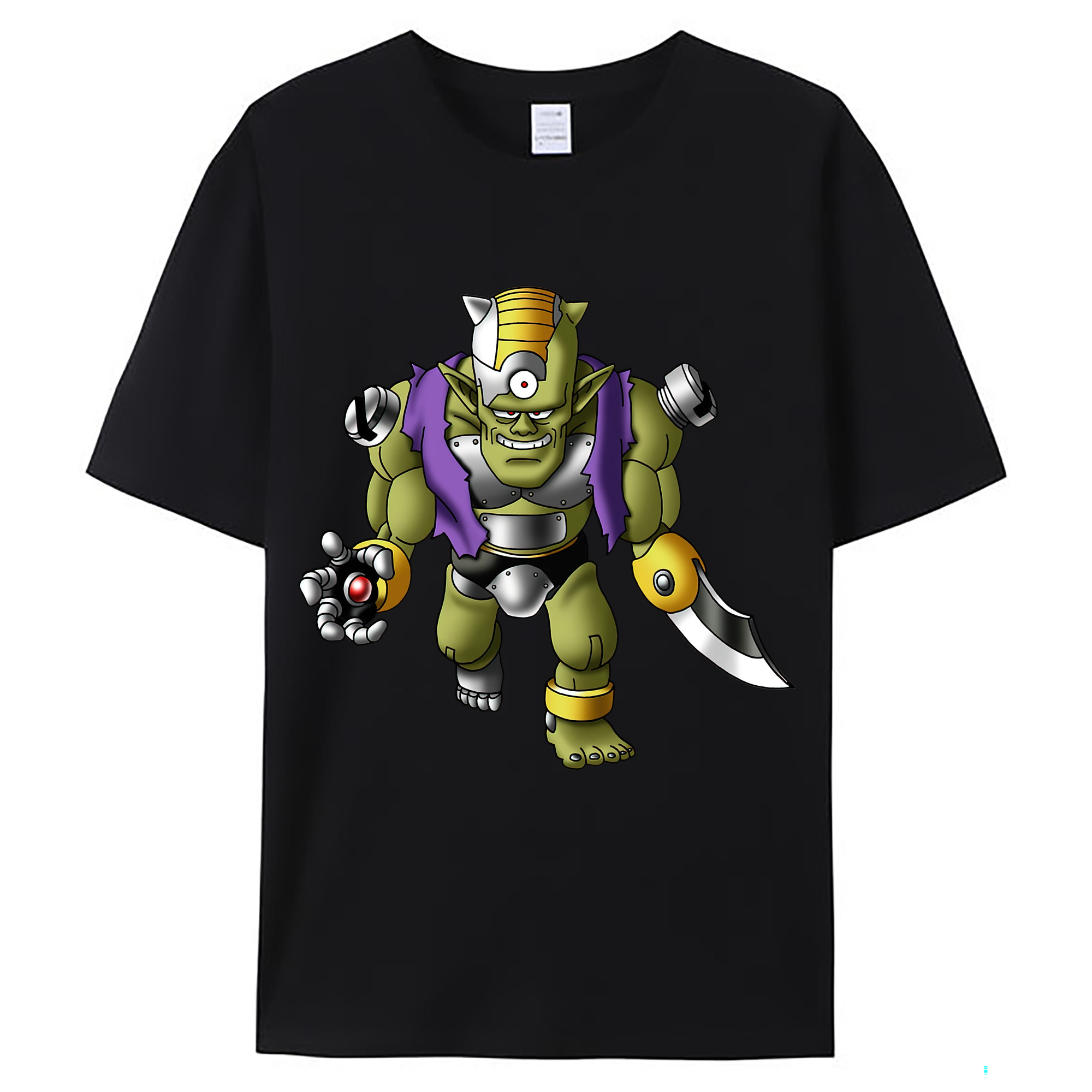 （画像用） ドラゴンクエスト Doragon Kuesuto Dragon Quest レディースカジュアルプリントTシャツ（綿100％）