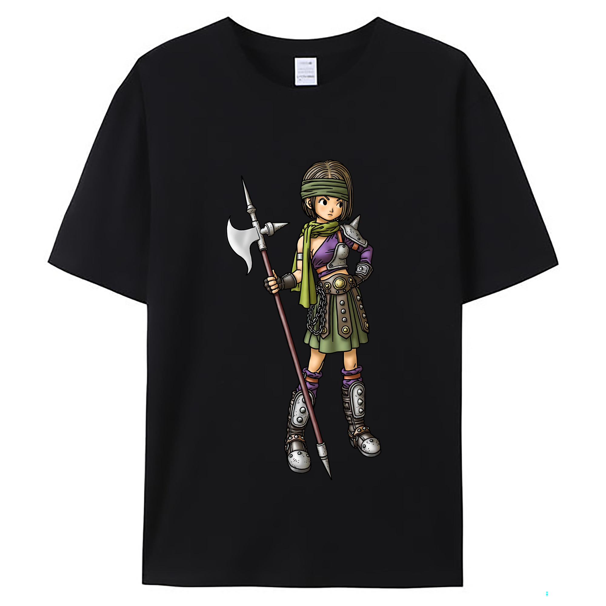 （画像用） ドラゴンクエスト Doragon Kuesuto Dragon Quest レディースカジュアルプリントTシャツ（綿100％）