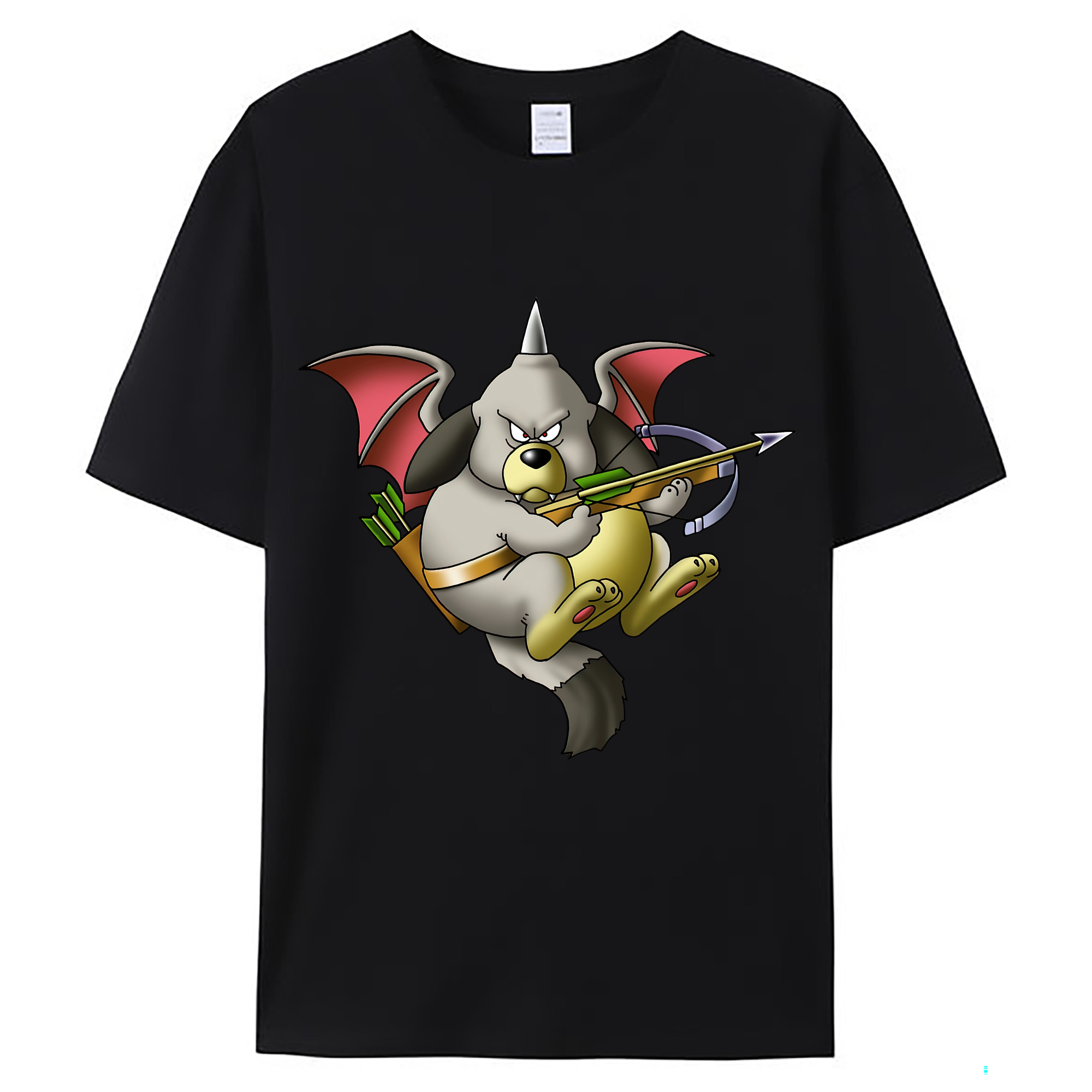 （画像用） ドラゴンクエスト Doragon Kuesuto Dragon Quest レディースカジュアルプリントTシャツ（綿100％）