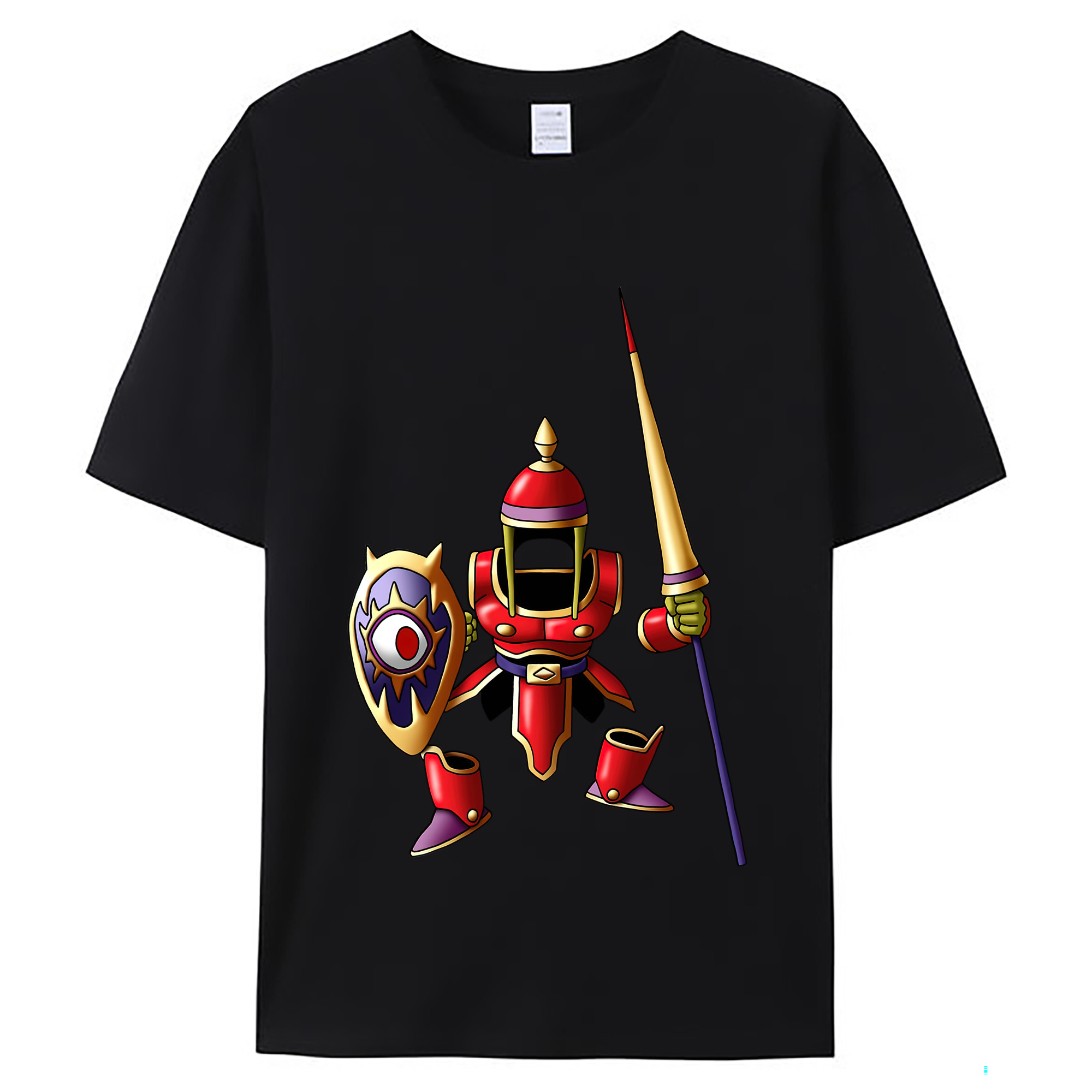 （画像用） ドラゴンクエスト Doragon Kuesuto Dragon Quest レディースカジュアルプリントTシャツ（綿100％）