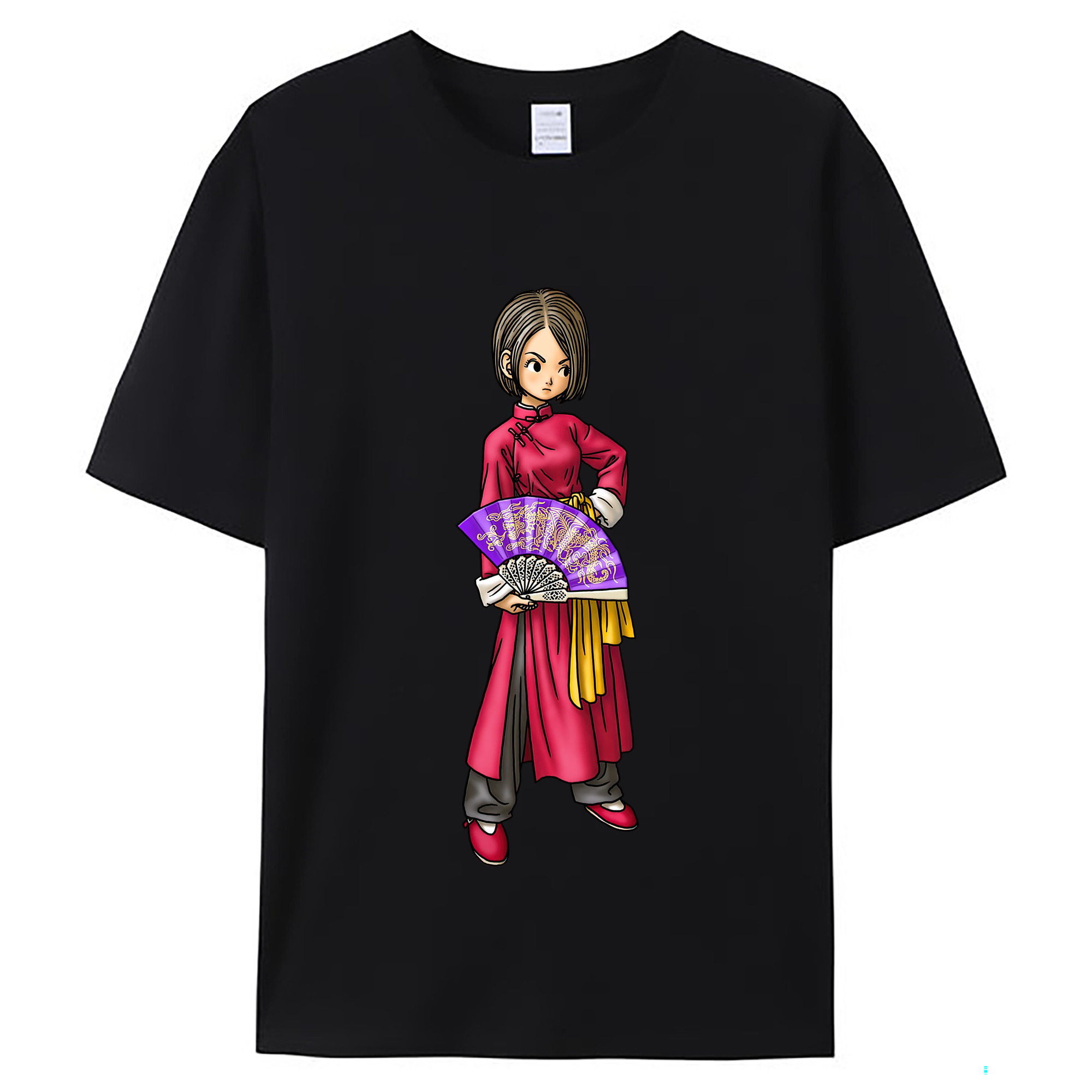 （画像用） ドラゴンクエスト Doragon Kuesuto Dragon Quest レディースカジュアルプリントTシャツ（綿100％）