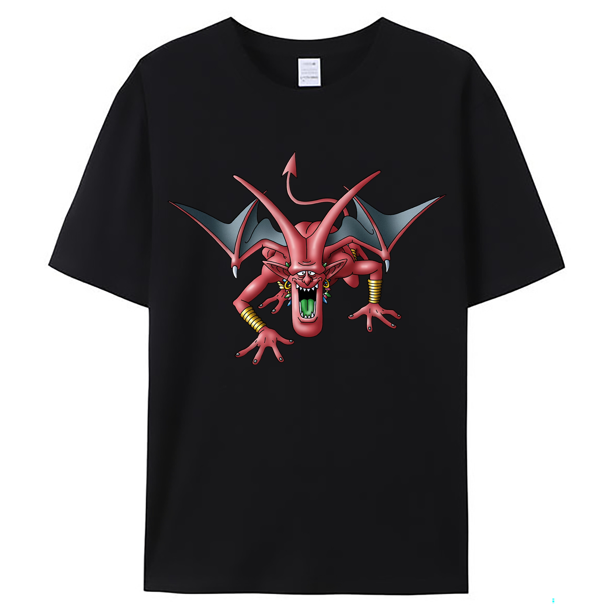 （画像用） ドラゴンクエスト Doragon Kuesuto Dragon Quest レディースカジュアルプリントTシャツ（綿100％）
