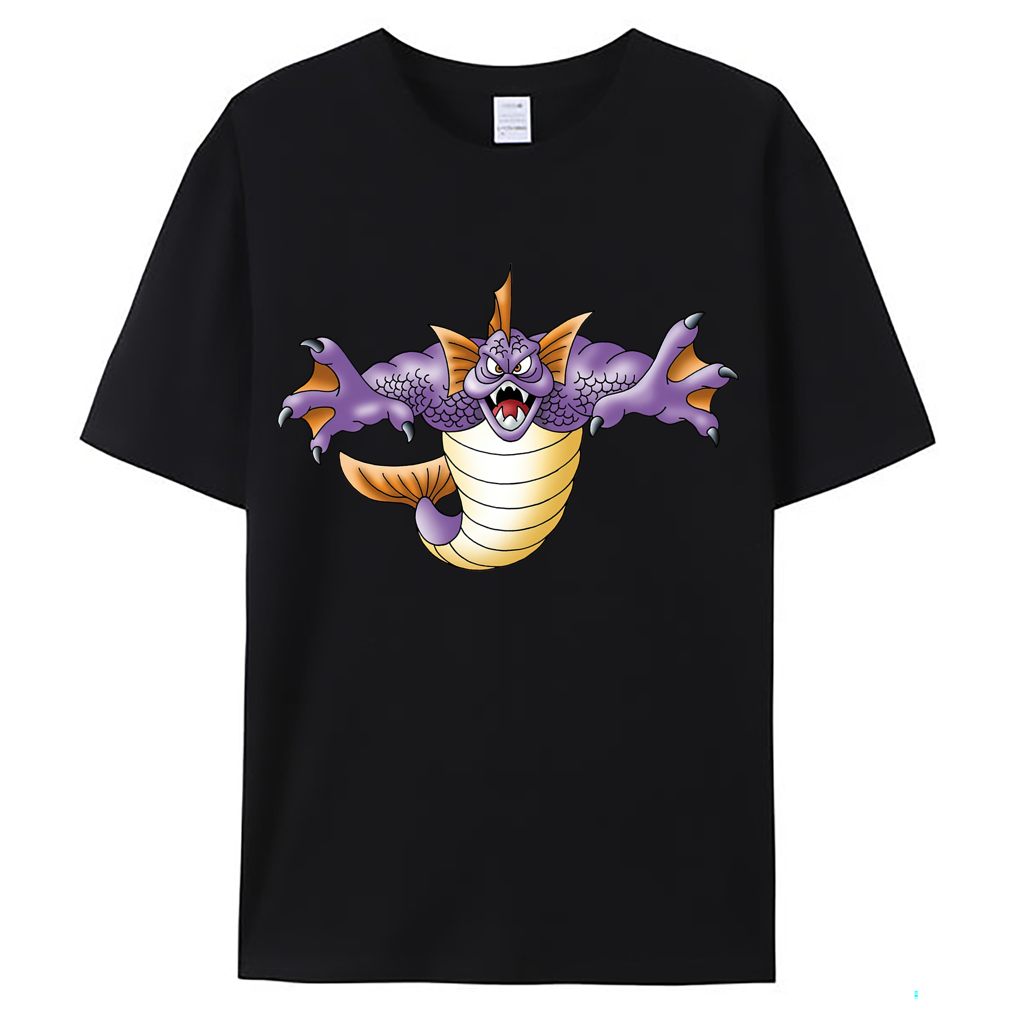 （画像用） ドラゴンクエスト Doragon Kuesuto Dragon Quest レディースカジュアルプリントTシャツ（綿100％）
