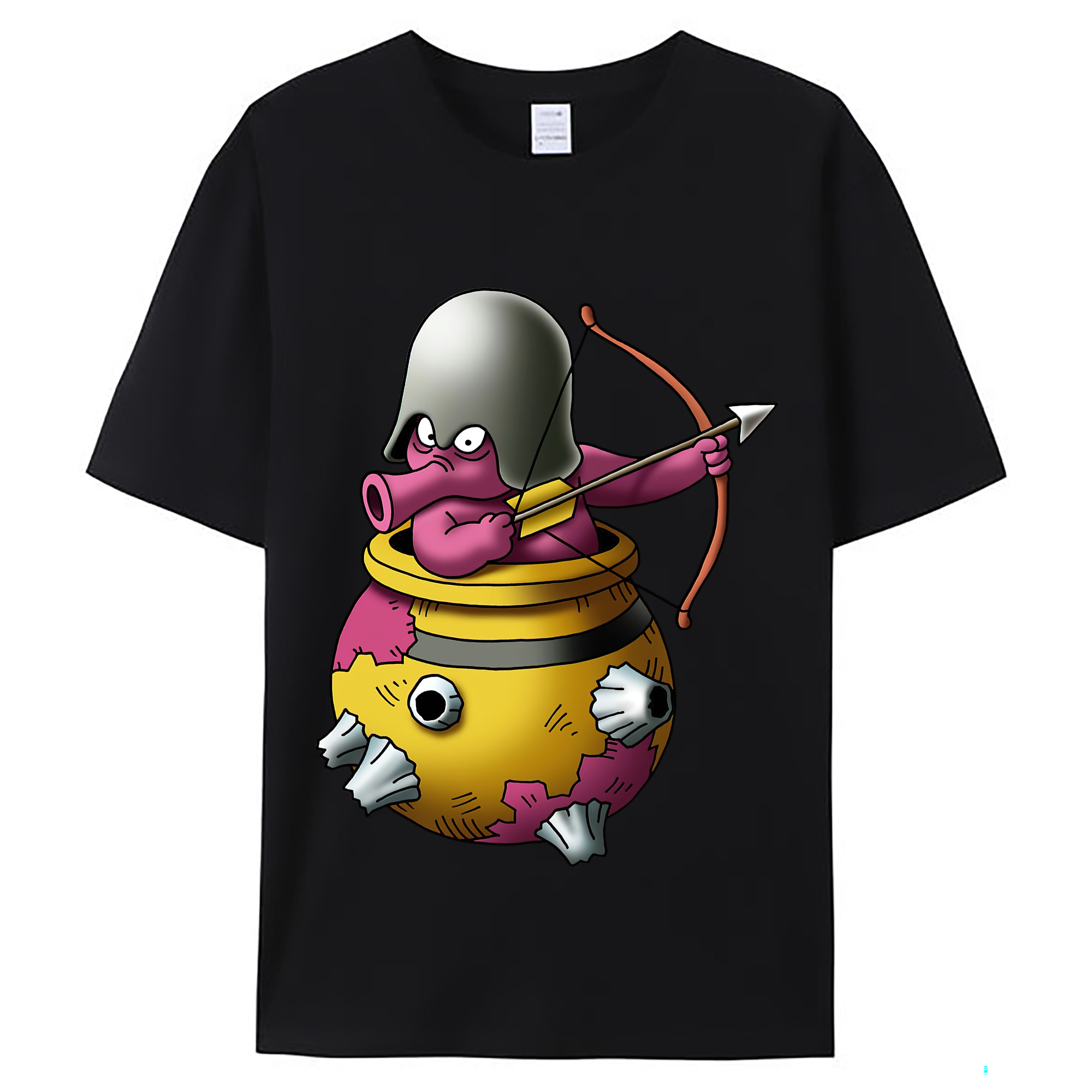 （画像用） ドラゴンクエスト Doragon Kuesuto Dragon Quest レディースカジュアルプリントTシャツ（綿100％）