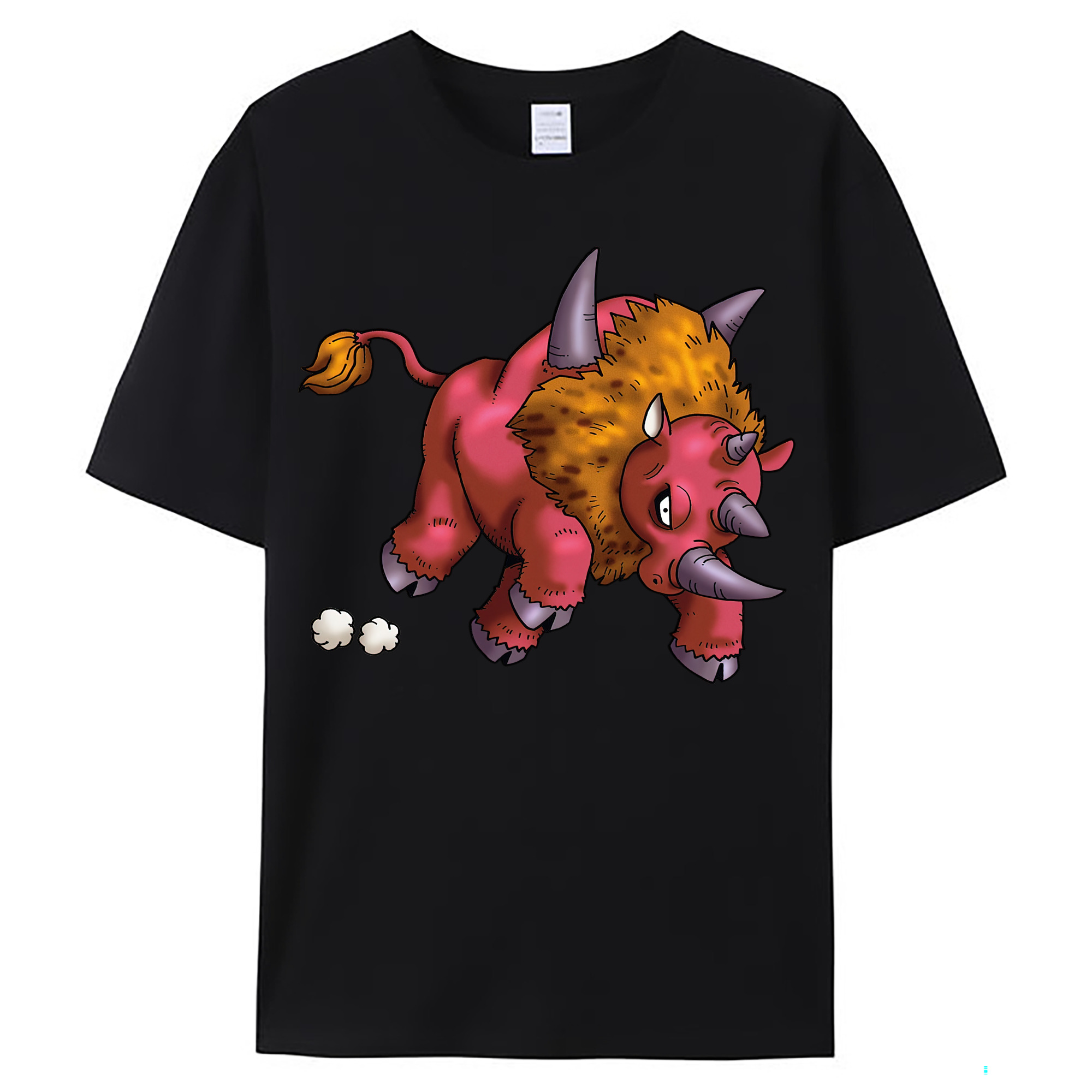 （画像用） ドラゴンクエスト Doragon Kuesuto Dragon Quest レディースカジュアルプリントTシャツ（綿100％）