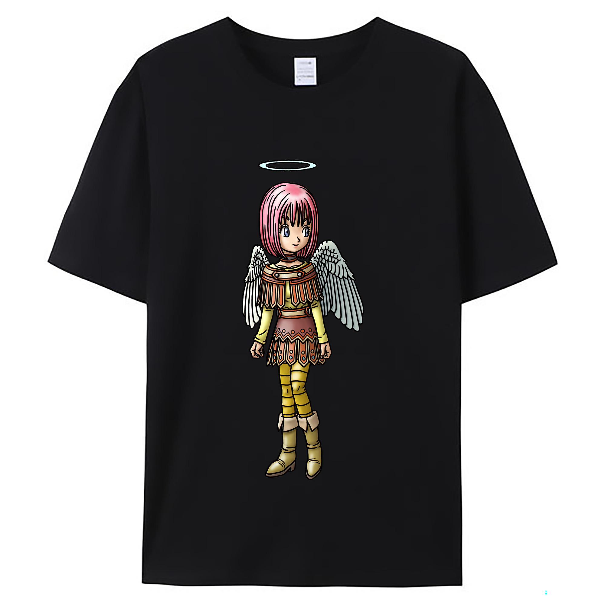 （画像用） ドラゴンクエスト Doragon Kuesuto Dragon Quest レディースカジュアルプリントTシャツ（綿100％）